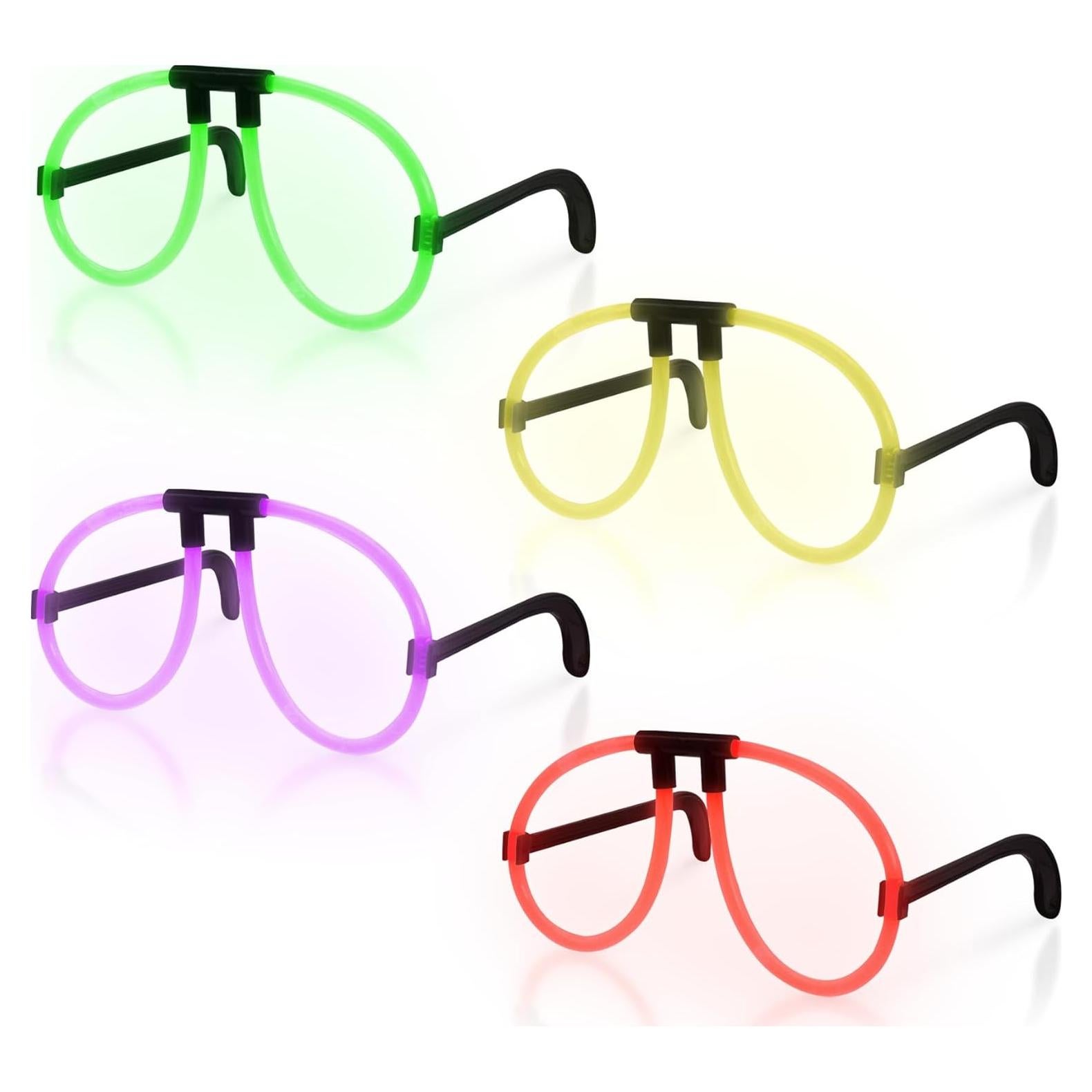 Gafas de Aviador Brillantes Windy City - Paquete de 50