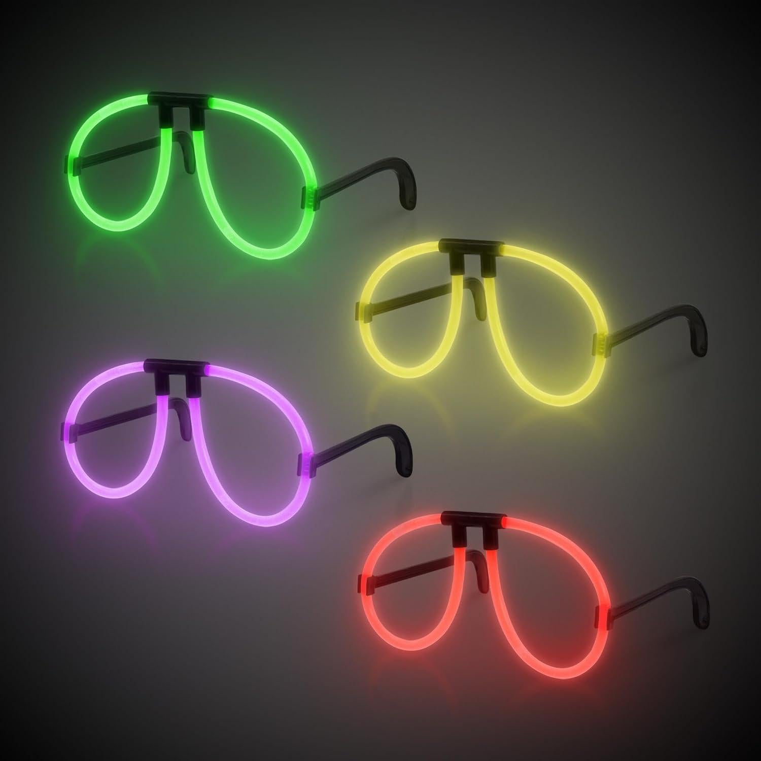 Gafas de Aviador Brillantes Windy City - Paquete de 50