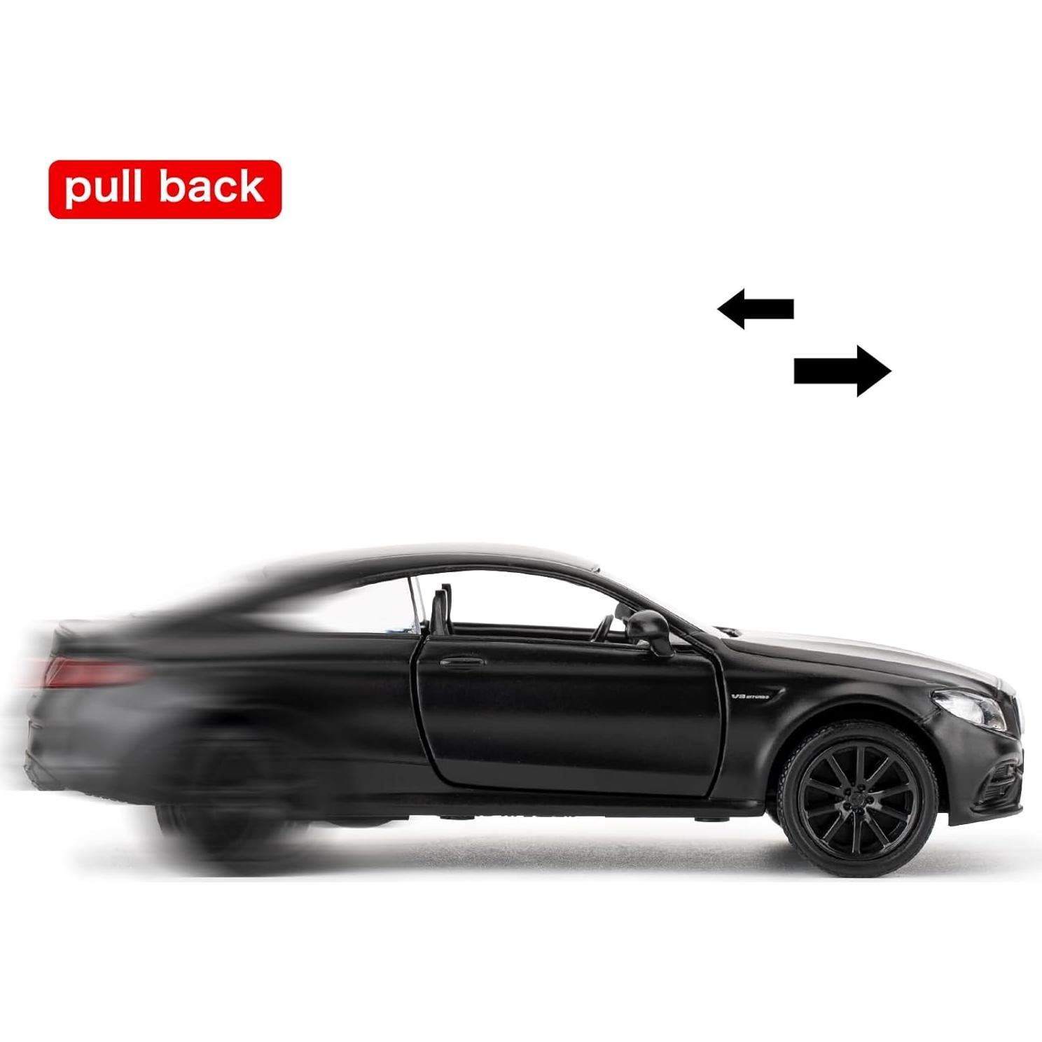 Coche de Juguete Benz C63 S AMG 1:36 Metal Retroceso