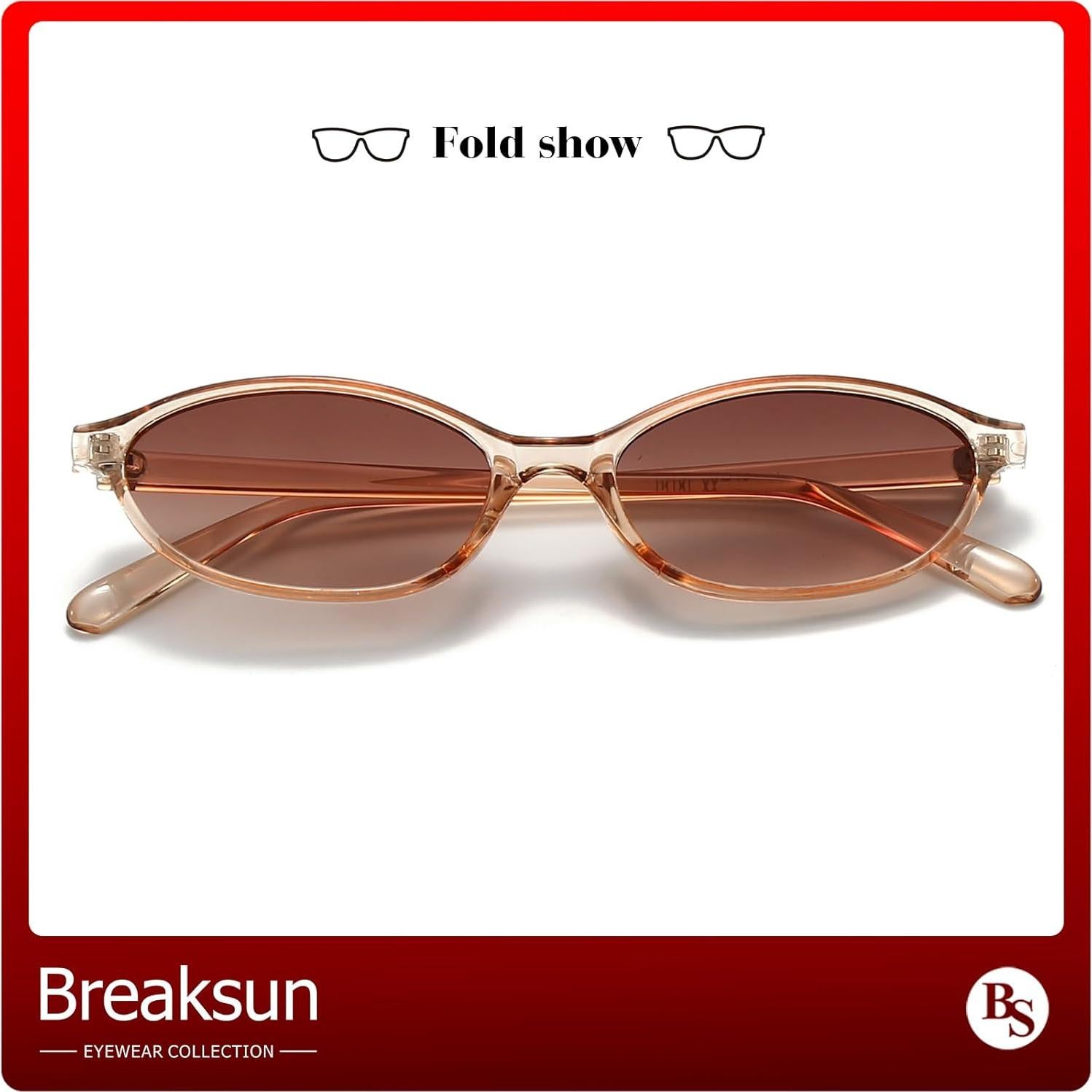 Gafas de sol ovaladas Breaksun B73 UV400 para mujeres