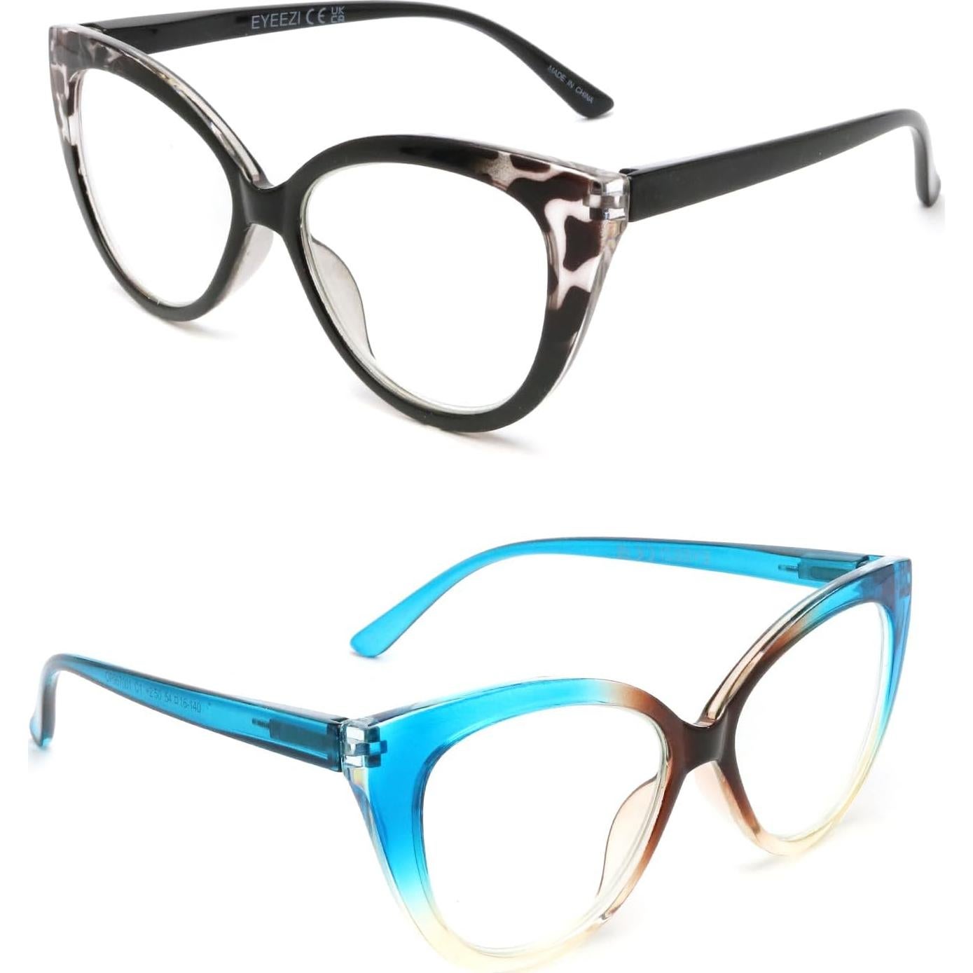 Gafas de lectura ojo de gato EYEEZI 2.75x luz azul