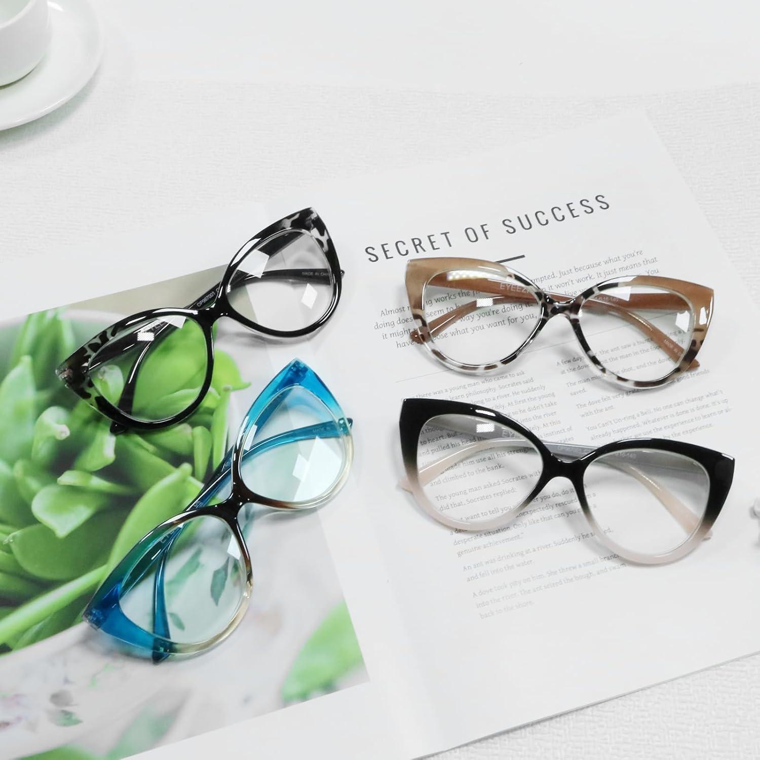 Gafas de lectura ojo de gato EYEEZI 2.75x luz azul