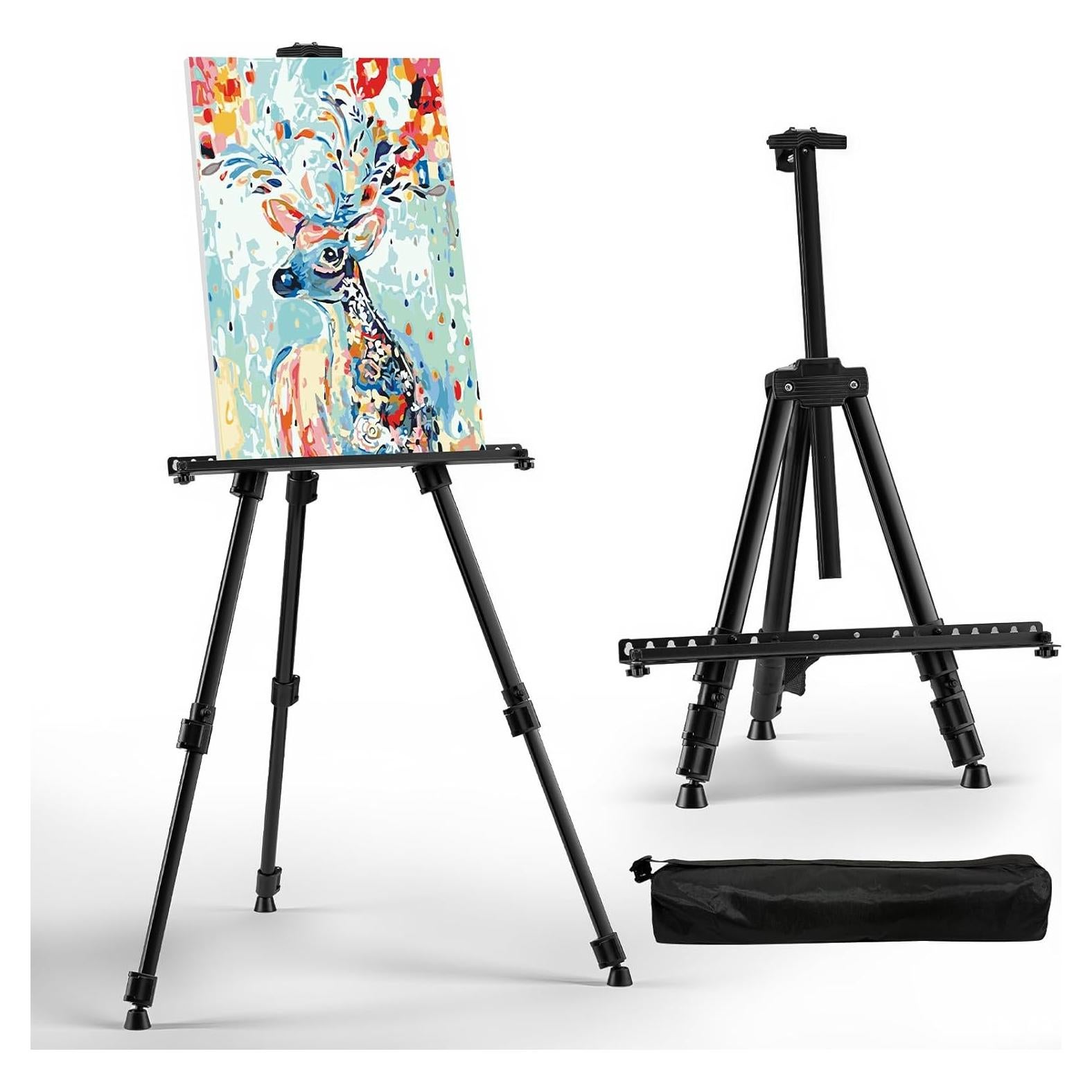 Caballete de Arte Plegable RRFTOK Ajustable 45.72-167.64 cm