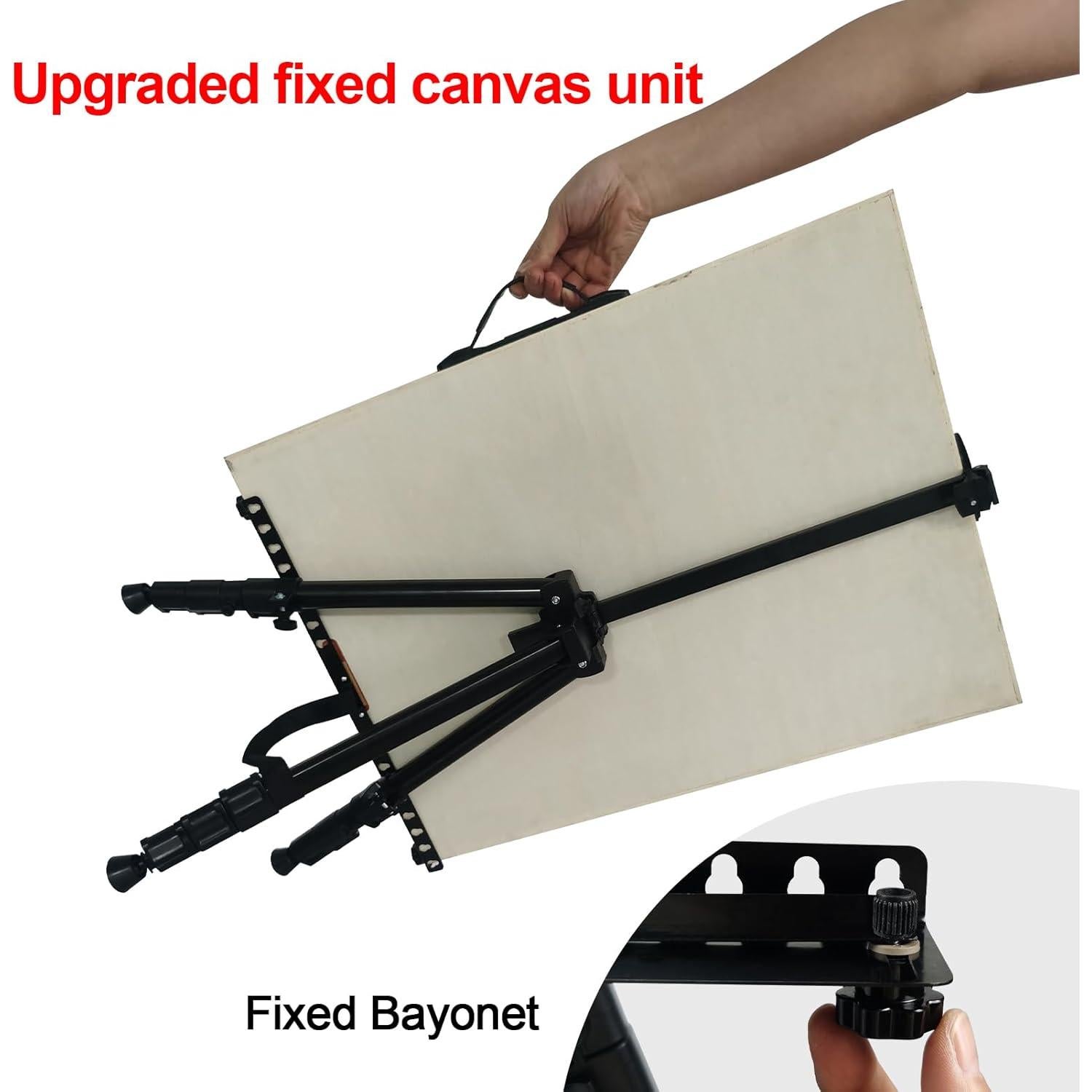 Caballete de Arte Plegable RRFTOK Ajustable 45.72-167.64 cm