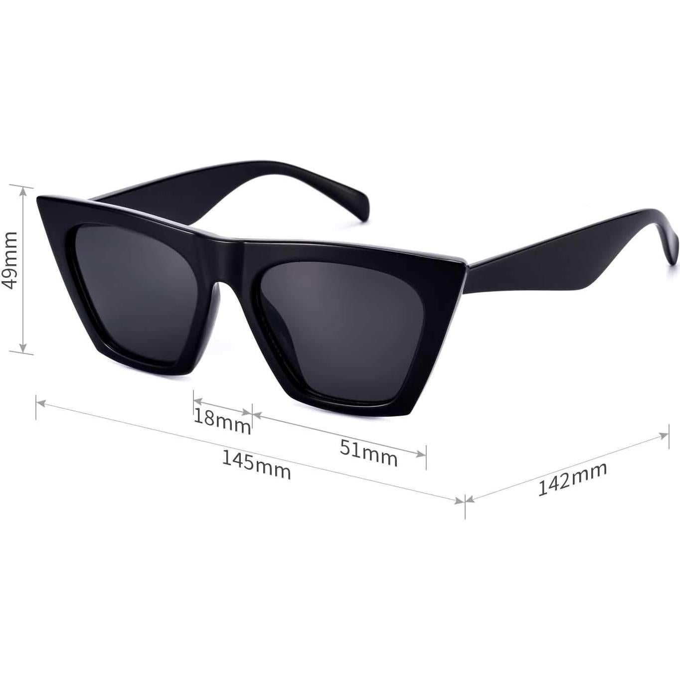 Gafas de sol cuadradas Mosanana UV400 para mujeres