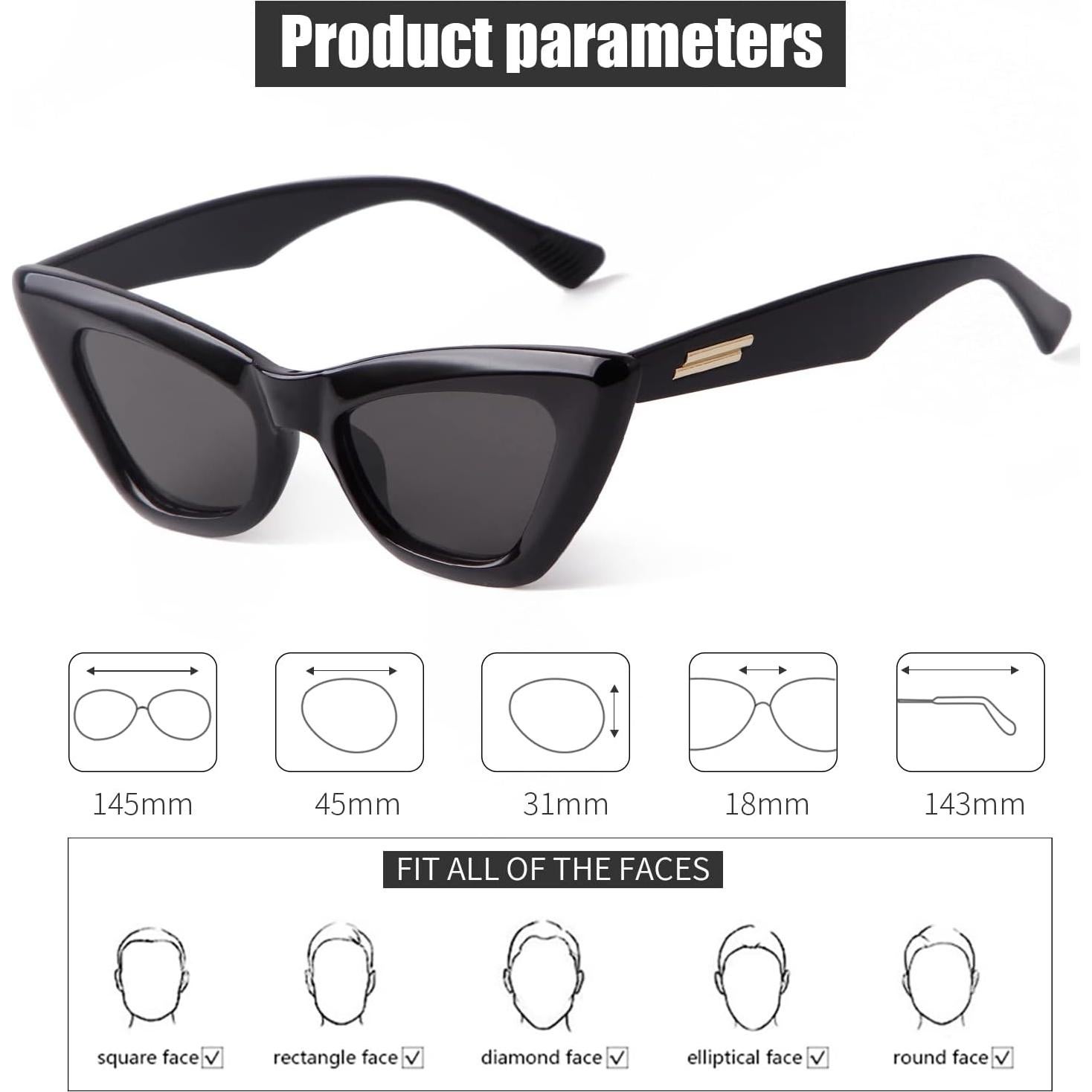 Gafas de Sol Ojo de Gato GIFIORE para Mujeres UV400