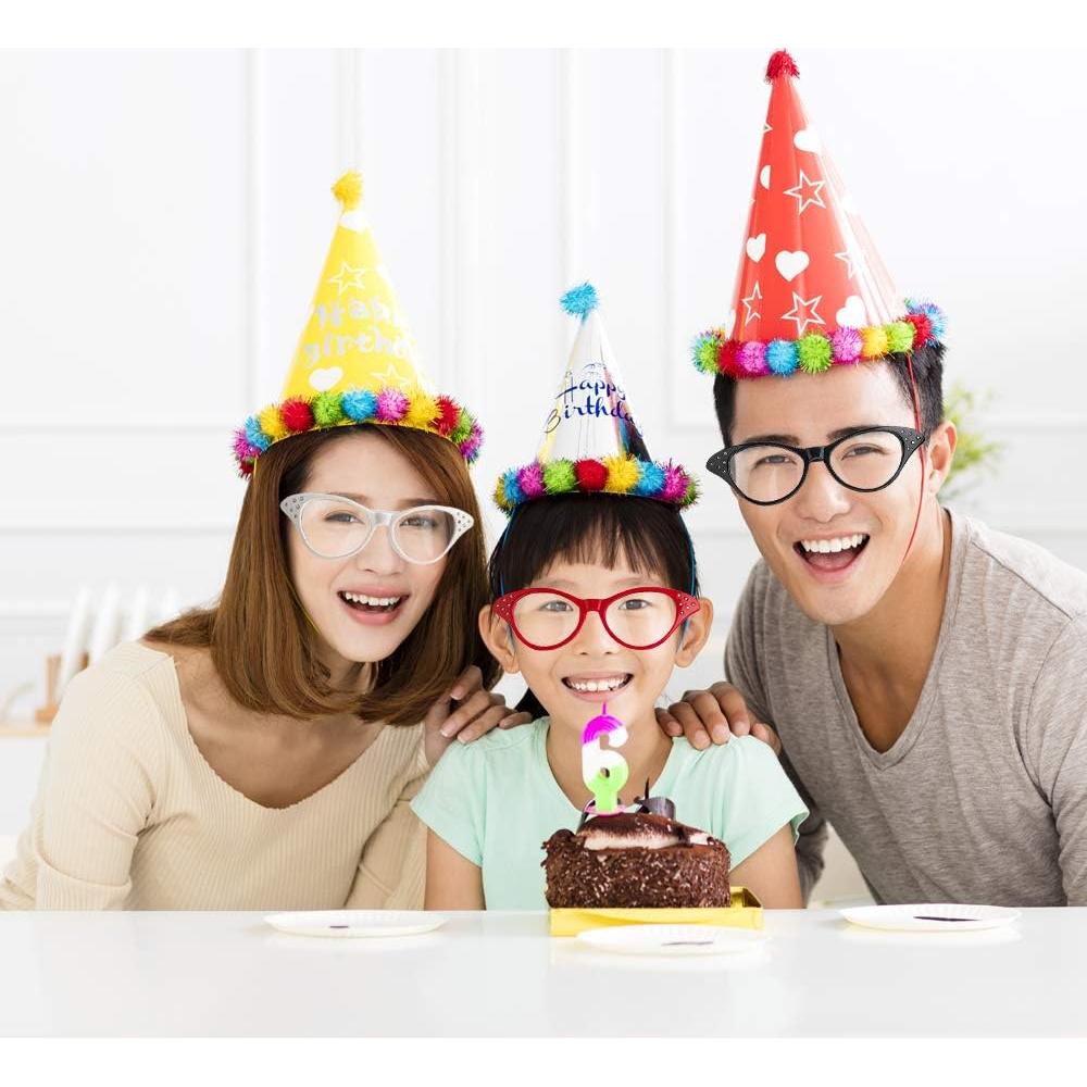 Gafas Retro Ojo de Gato ArtCreativity - Paquete de 4