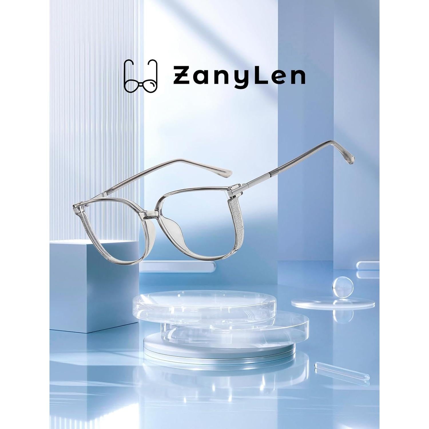 Gafas Cat-Eye ZanyLen TR90 Bloqueo Luz Azul Mujeres