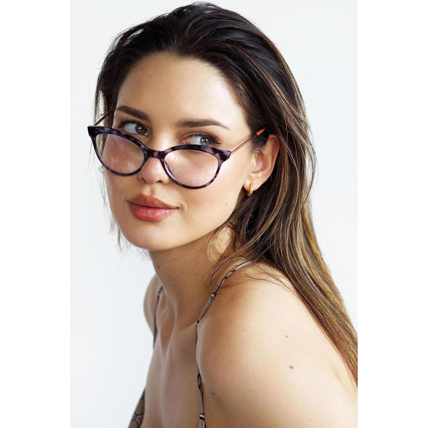 3 Pares de Gafas de Lectura Mujer Gato Metal 1.25x