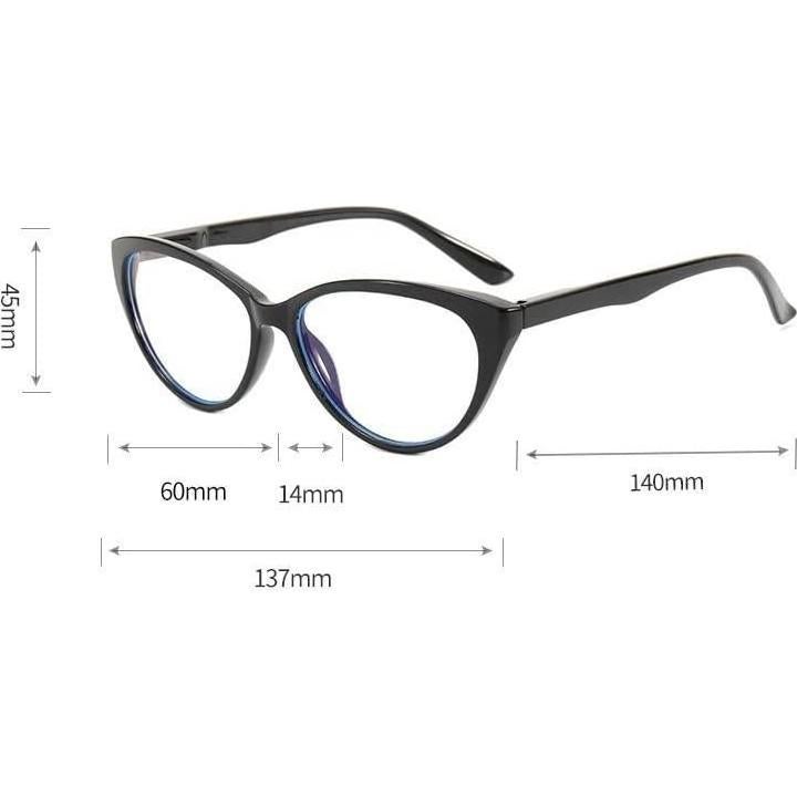 Gafas de Lectura MaLuan Gato-Ojo Bloqueo Luz Azul +1.00