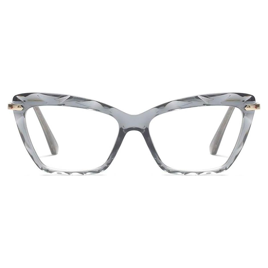Gafas de lectura Jurchio ojo de gato gris 1.75x para mujer