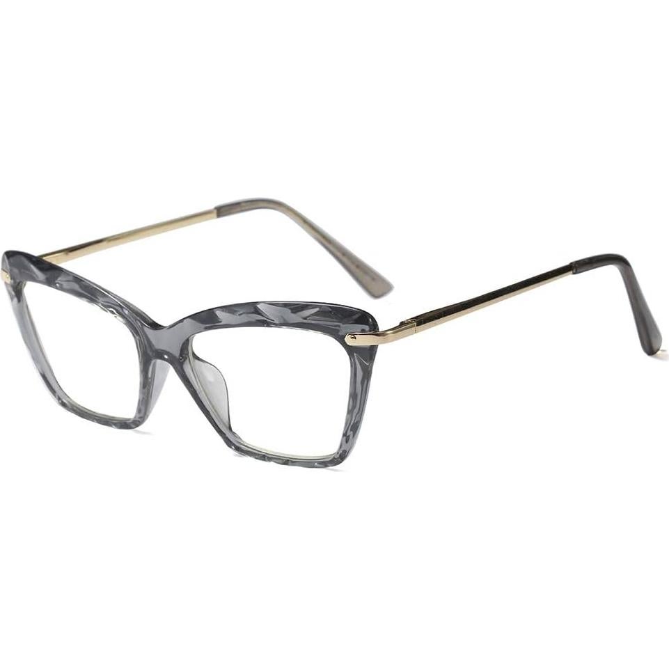 Gafas de lectura Jurchio ojo de gato gris 1.75x para mujer