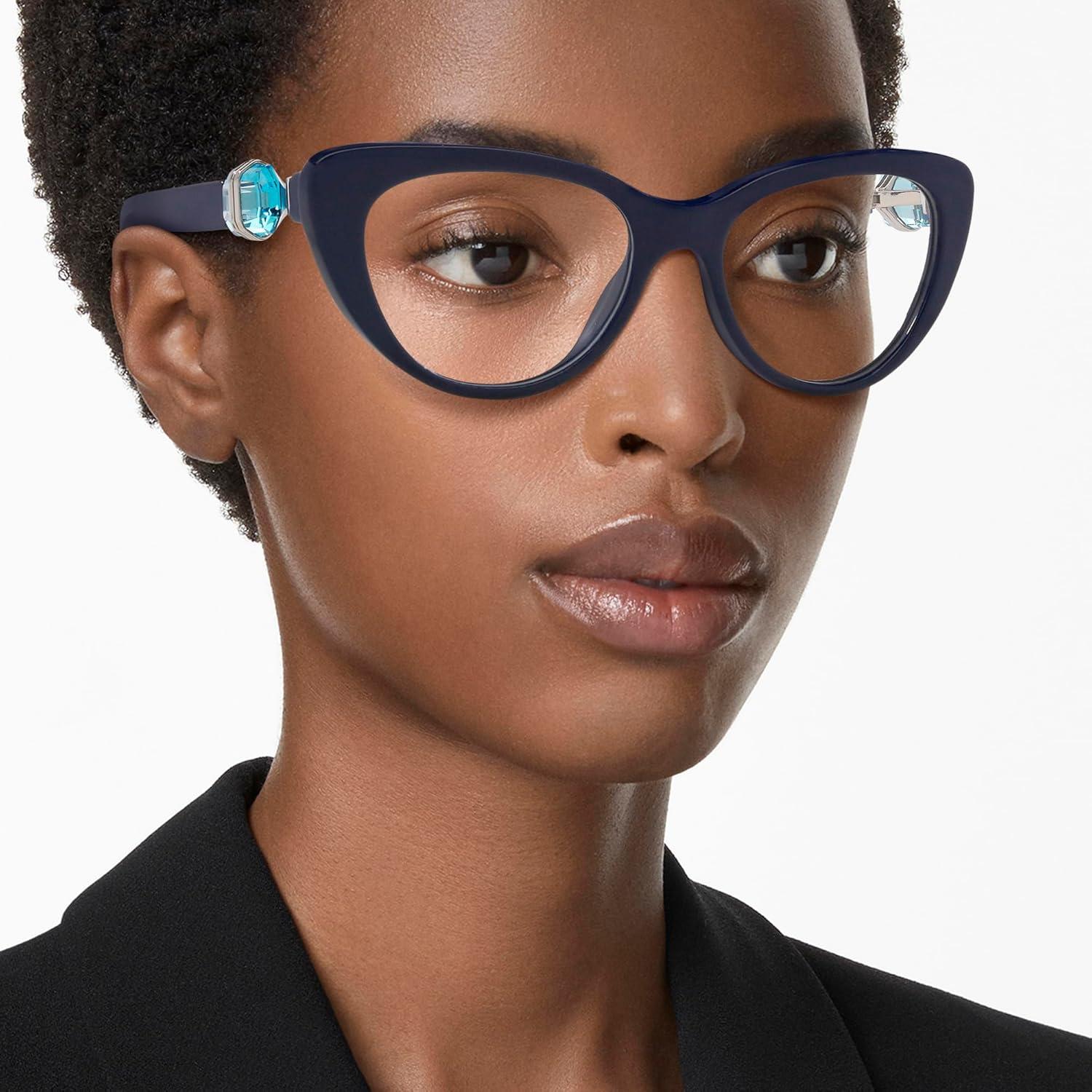 Montura Gafas Cat Eye Mujer Swarovski SK2005 Azul 53mm