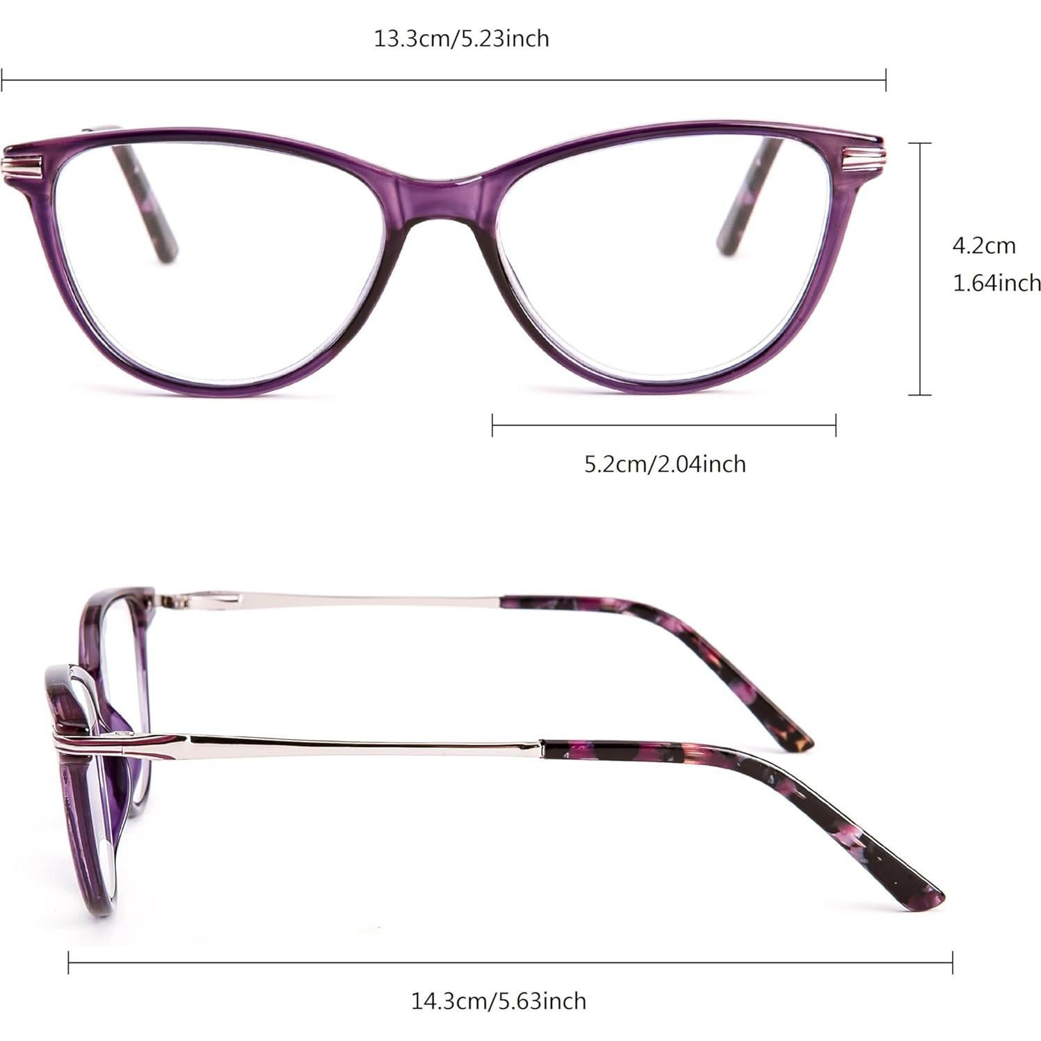 Gafas de lectura BHX8012 bloqueadoras luz azul para mujeres