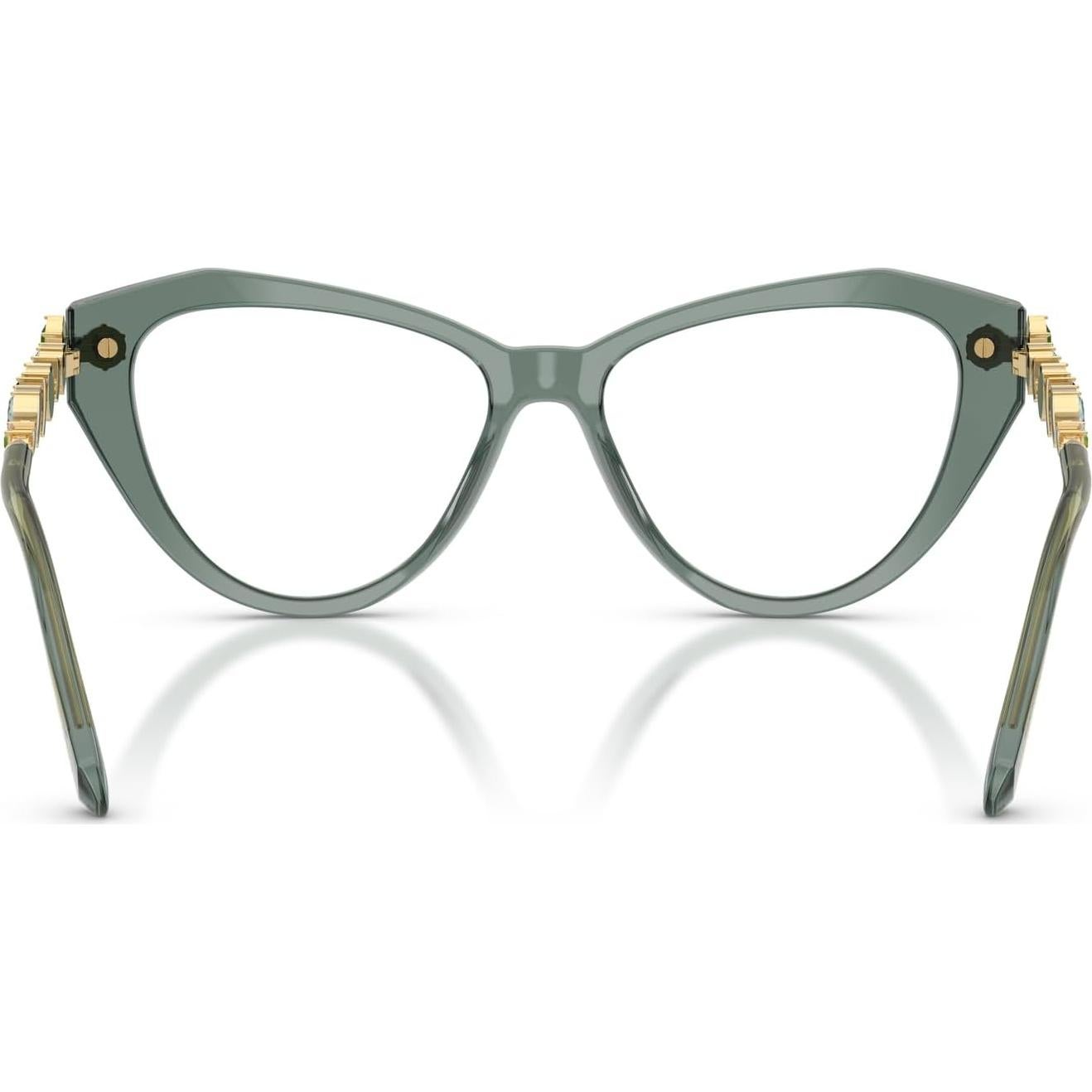 Montura Gafas Prescripción Swarovski SK2047 Ojo de Gato Verde