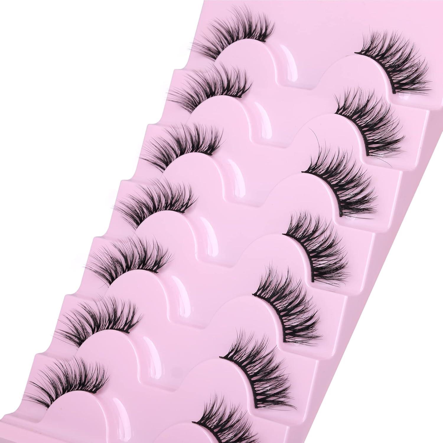 Pestañas Postizas Half Lashes ALICE 3D Naturales 7 Pares