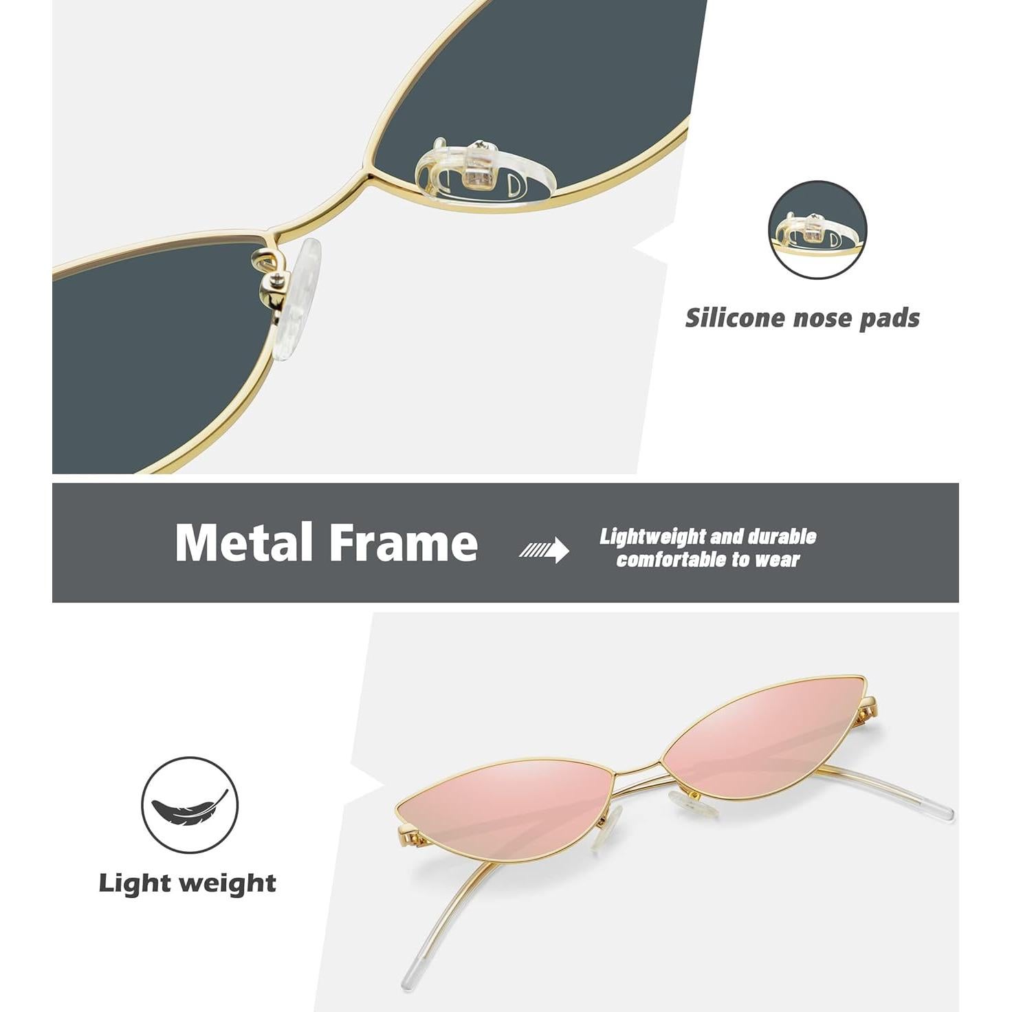 Gafas de Sol Ojo de Gato MEETSUN Retro UV400 Unisex