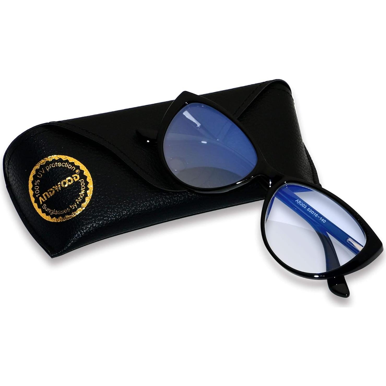 Gafas bloqueadoras de luz azul ANDWOOD Ojo de Gato Negro