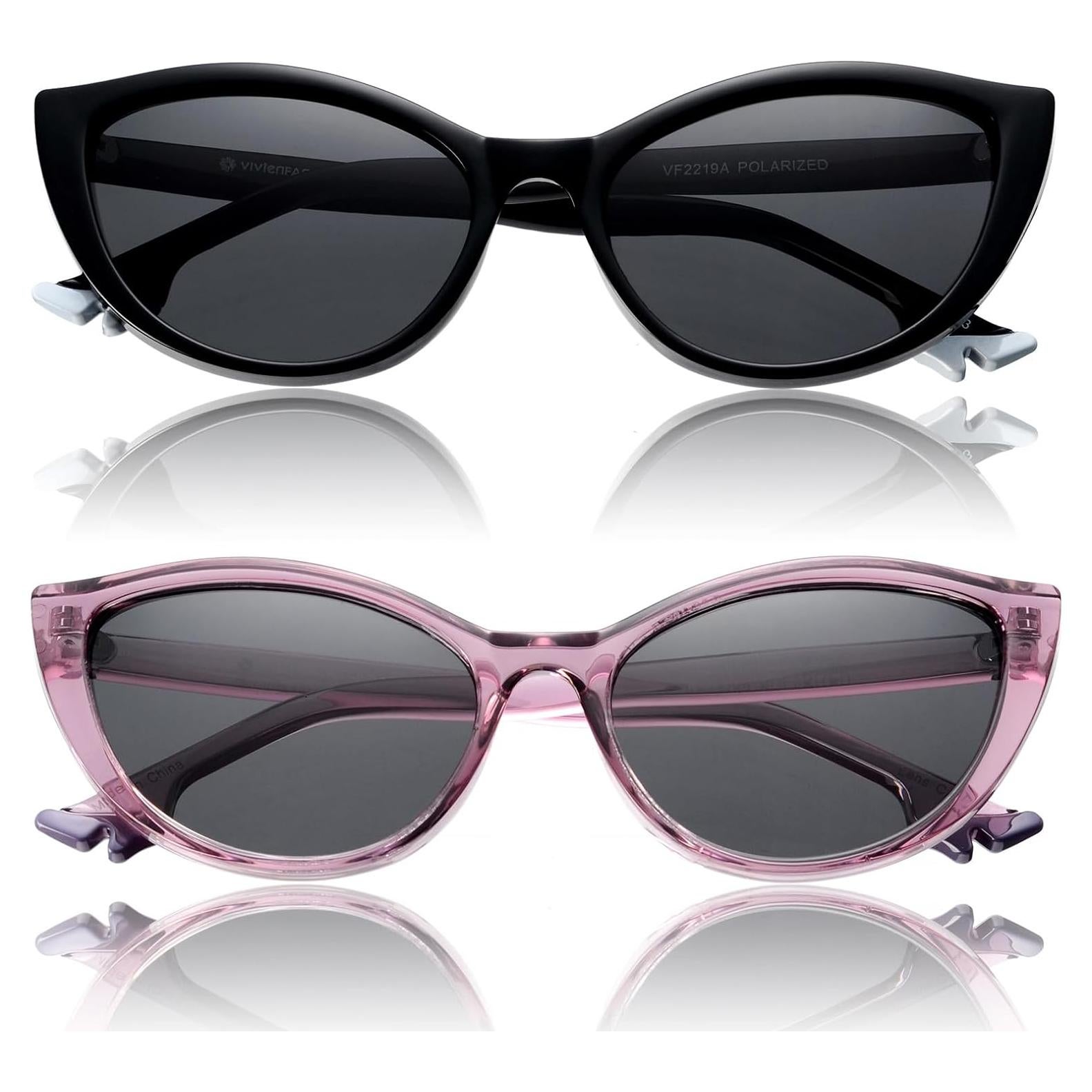 Gafas de sol ojo de gato VF2219 polarizadas para mujeres