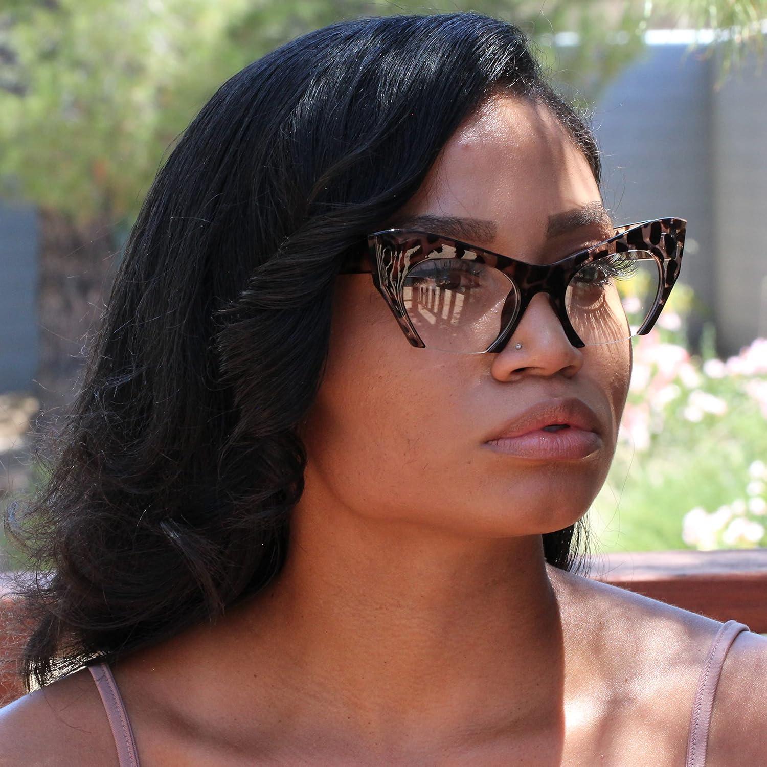 Gafas Ojo de Gato Retro Vintage Marca Tortuga Negra