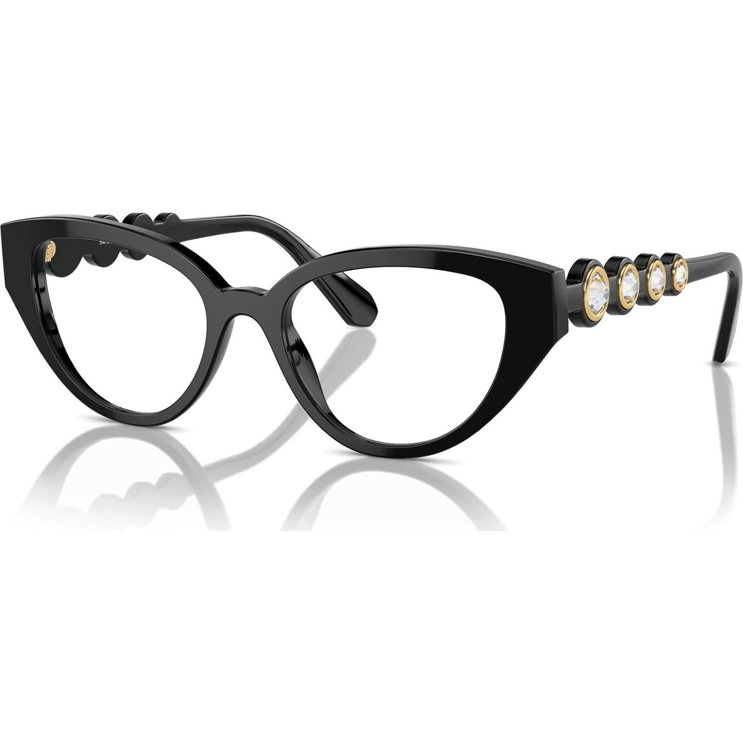 Gafas recetadas de ojo de gato Swarovski SK2024 negras