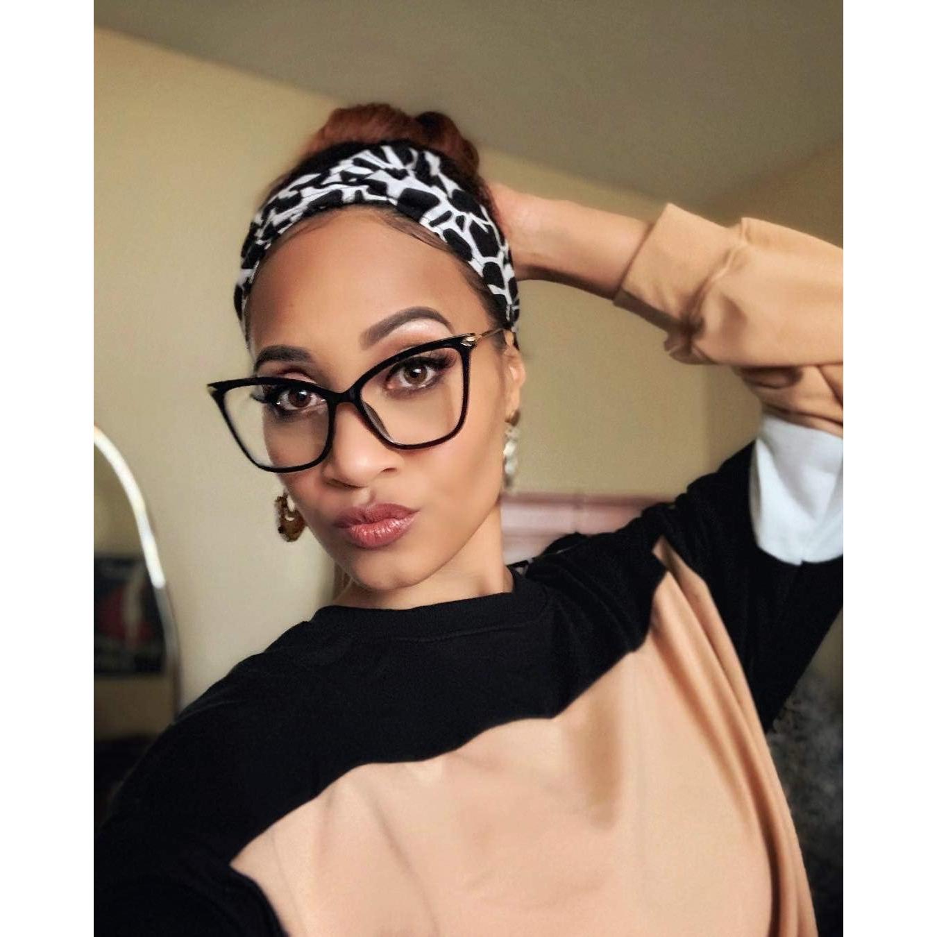 Gafas de Ojo de Gato FEISEDY con Lentes Transparentes