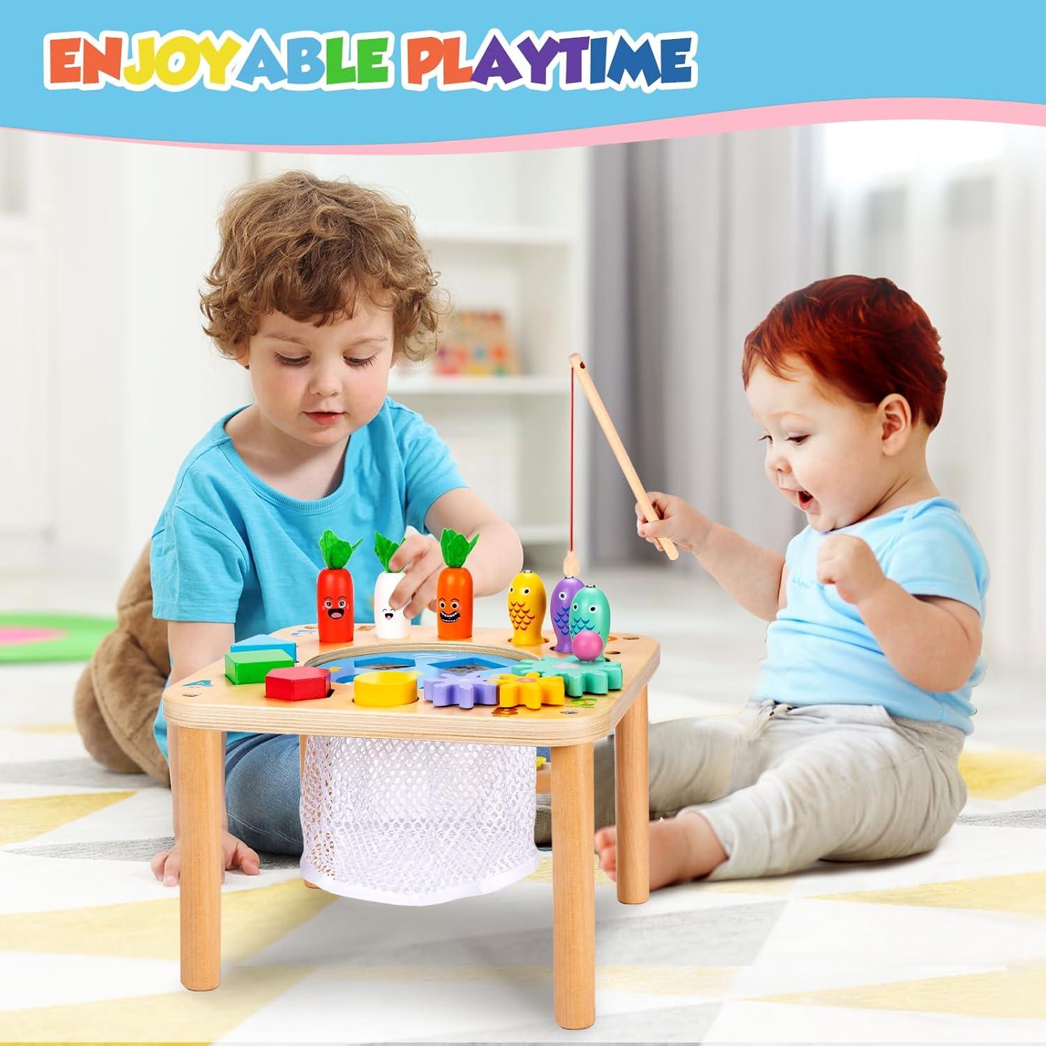 Mesa de Actividades Wingyz 6 en 1 Montessori Madera 29.85cm