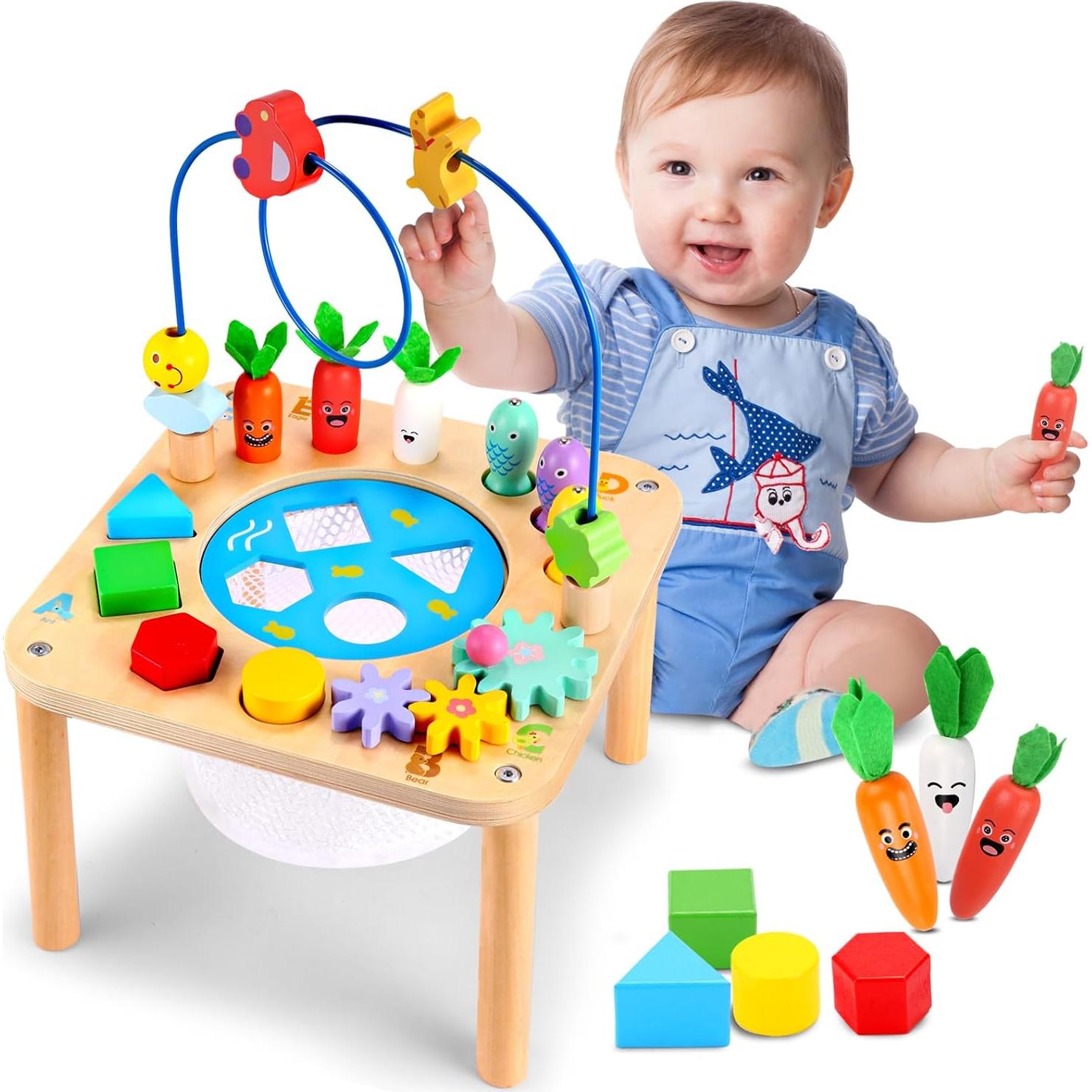 Mesa de Actividades Wingyz 6 en 1 Montessori Madera 29.85cm