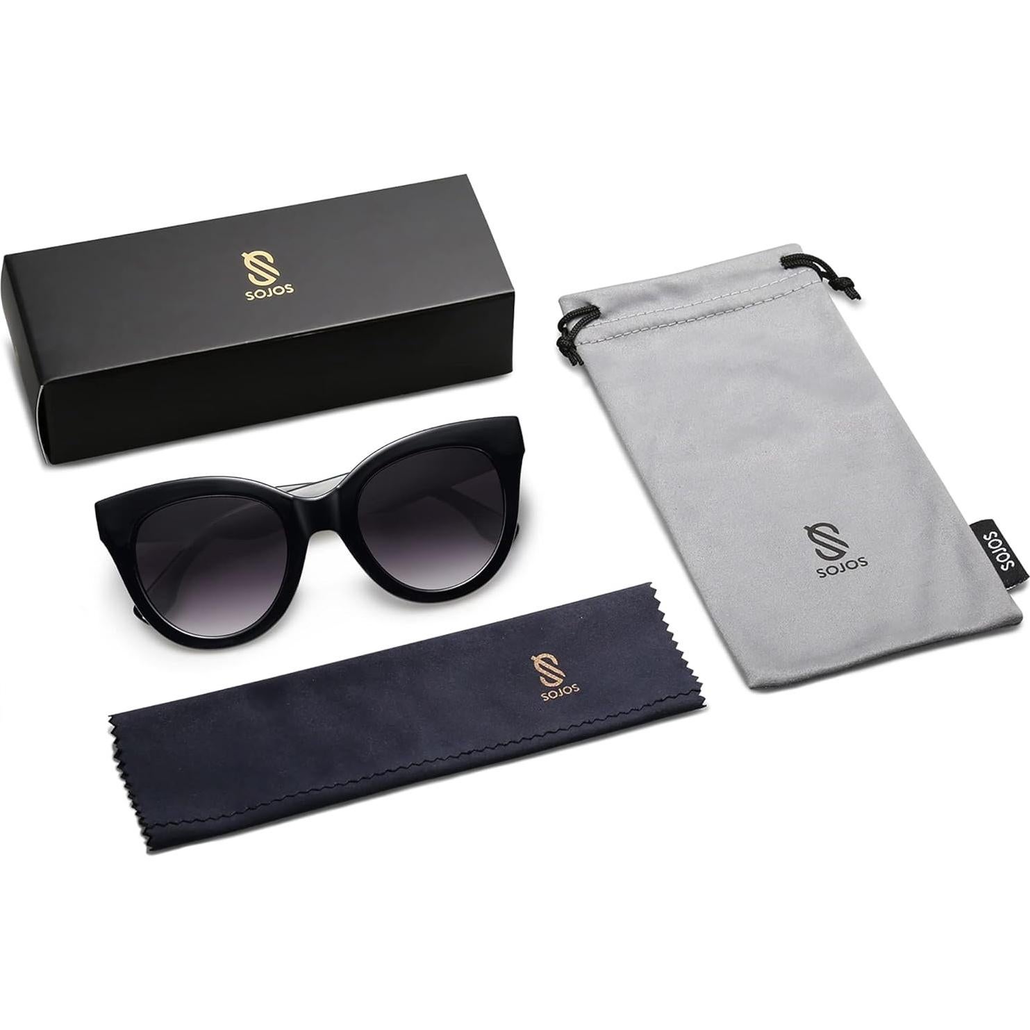 Gafas de sol cateye SojoS SJ2074 UV400 para mujeres