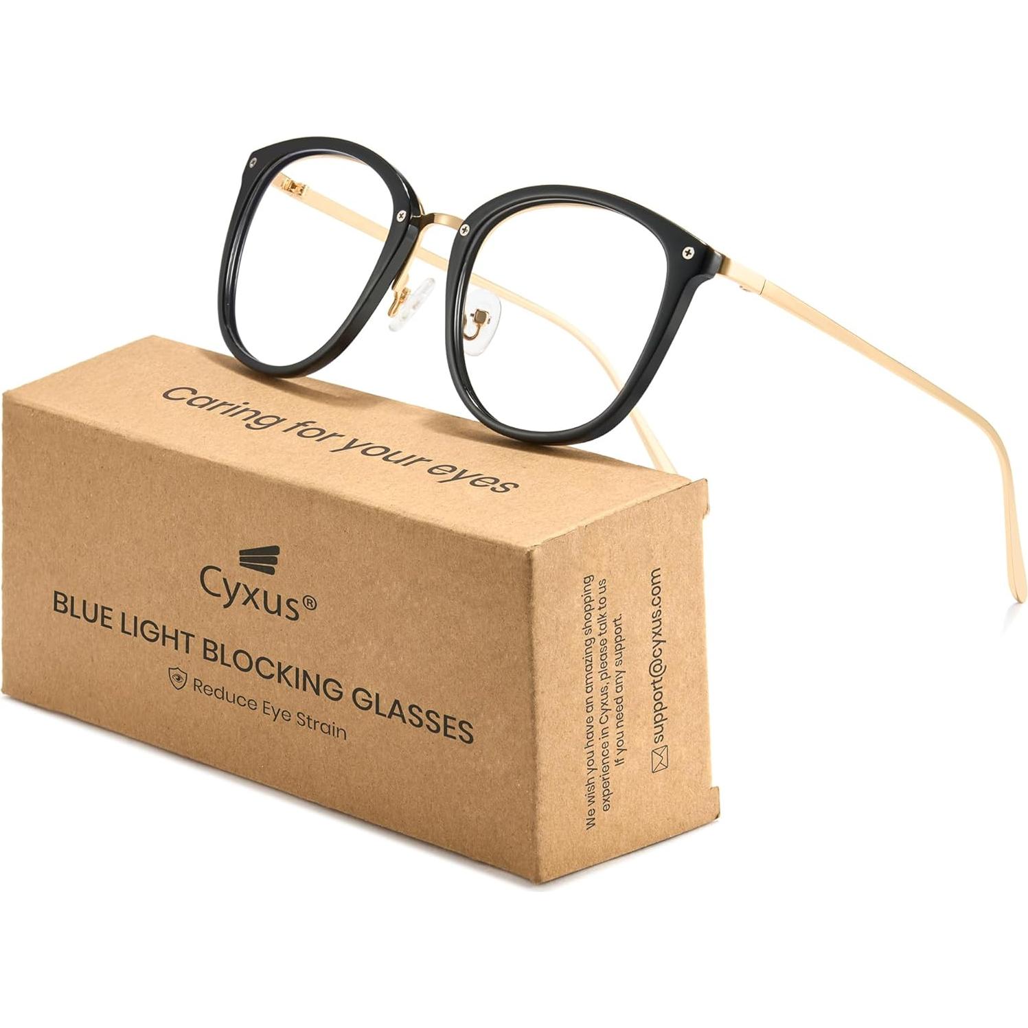 Gafas de Luz Azul Cyxus Ojo de Gato para Mujeres UV