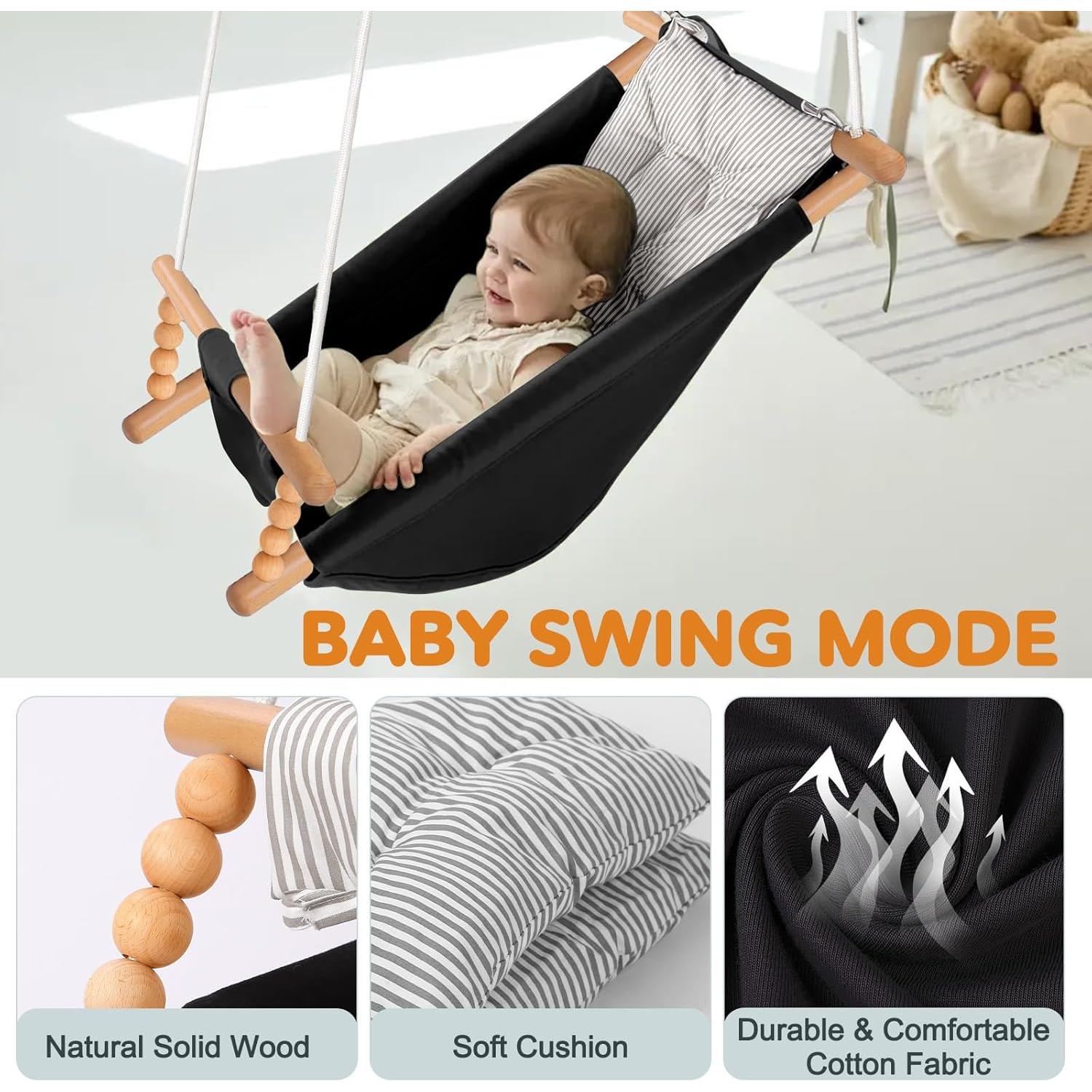 Columpio y Saltador 2 en 1 Doerpuz para Bebés hasta 3 Años