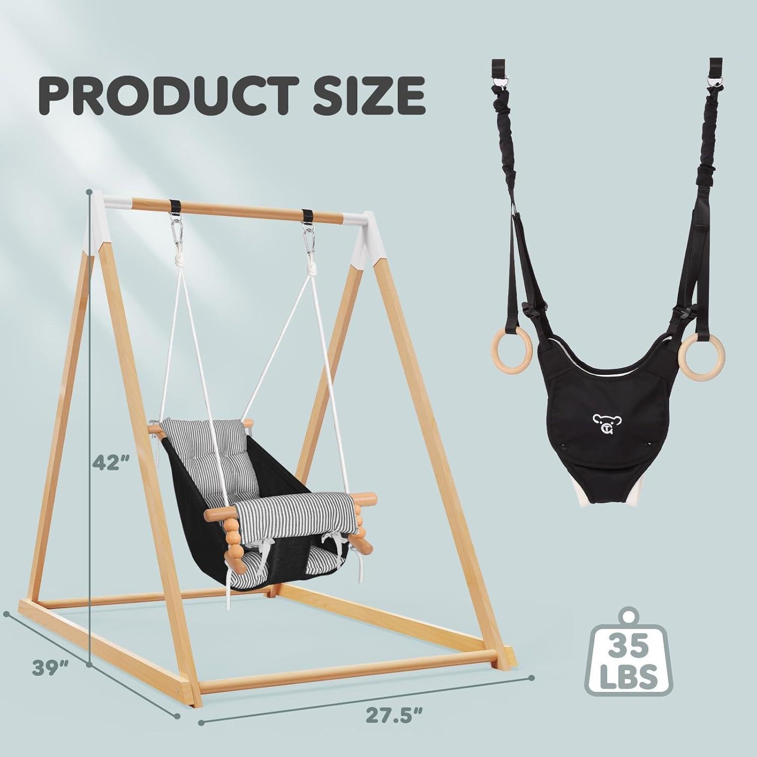 Columpio y Saltador 2 en 1 Doerpuz para Bebés hasta 3 Años