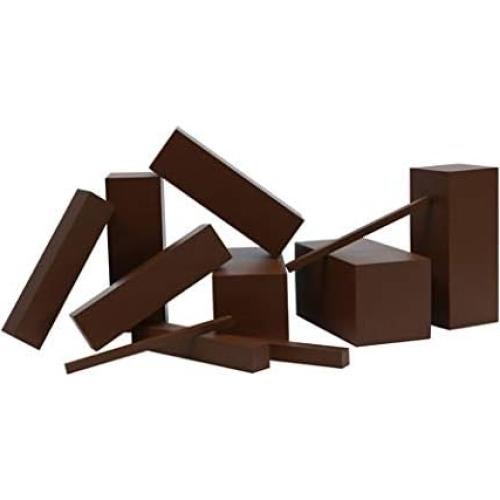 Juguetes Montessori Escalera Marrón 10 Piezas 3+ Años