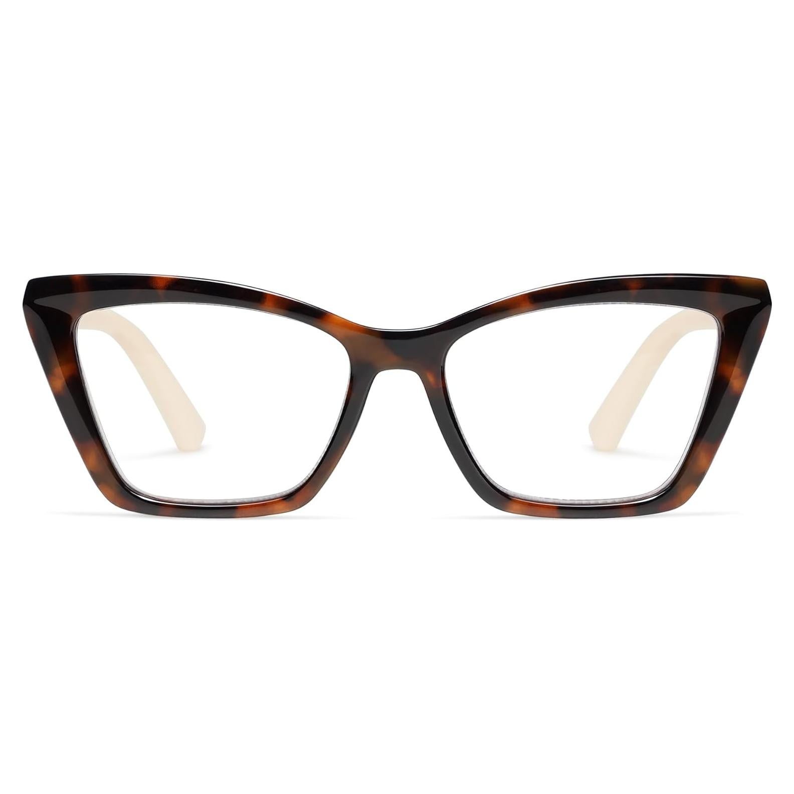 Gafas de Lectura AMOMOMA Cateye con Filtro Luz Azul 1.5x