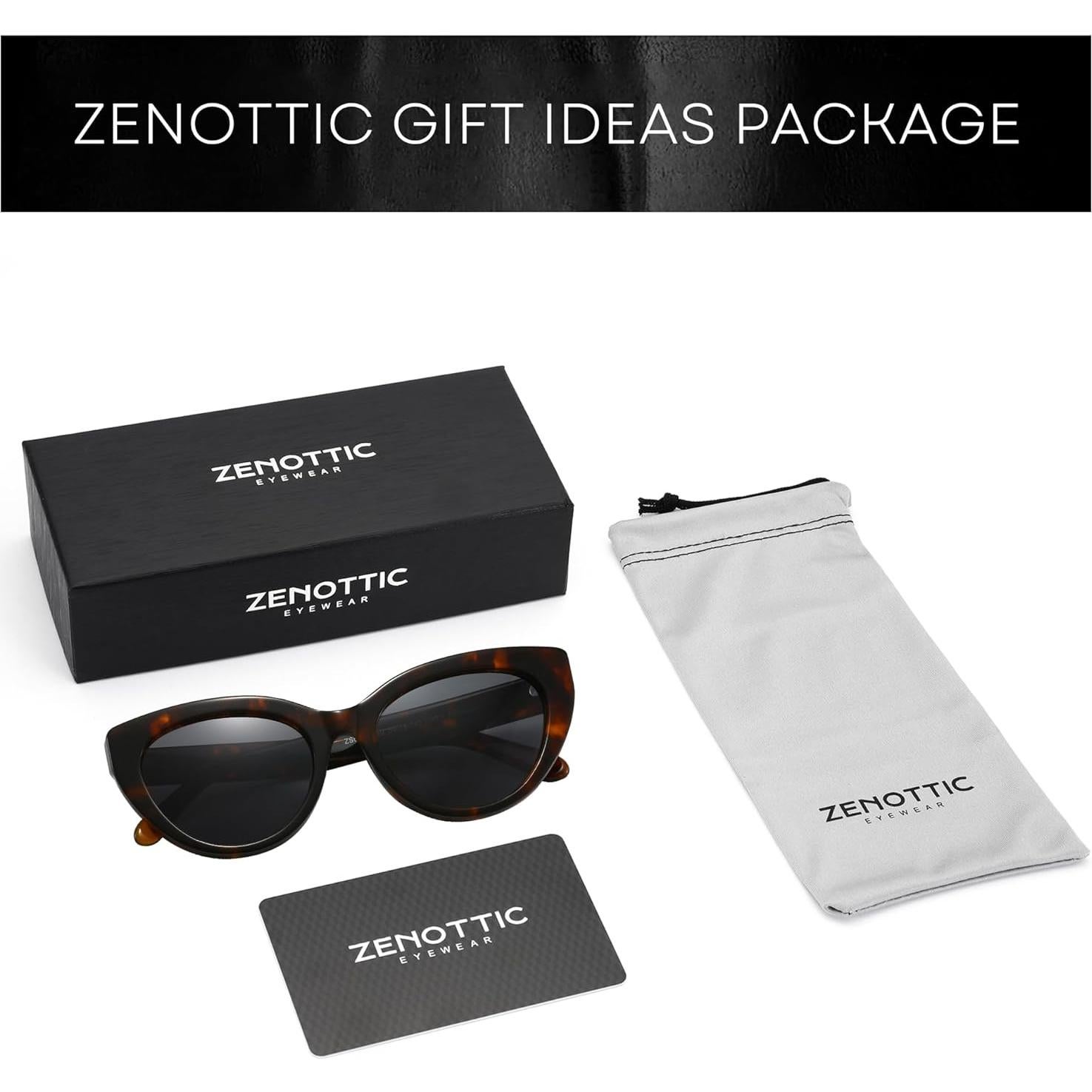 Gafas de sol ZENOTTIC Cat-Eye UV400 para mujeres