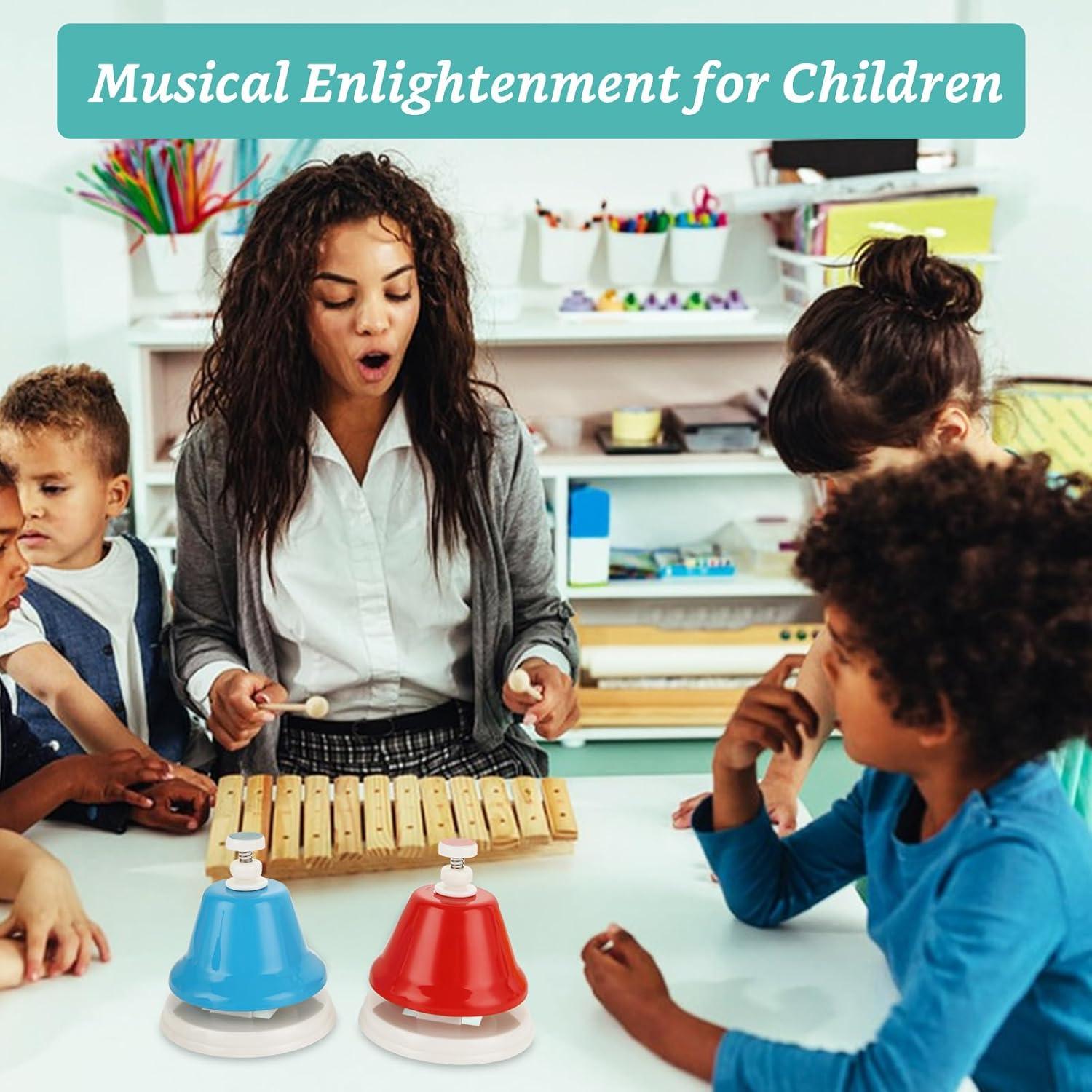 Campanas Musicales MUXHEL 8 Piezas Diatónicas Arcoíris