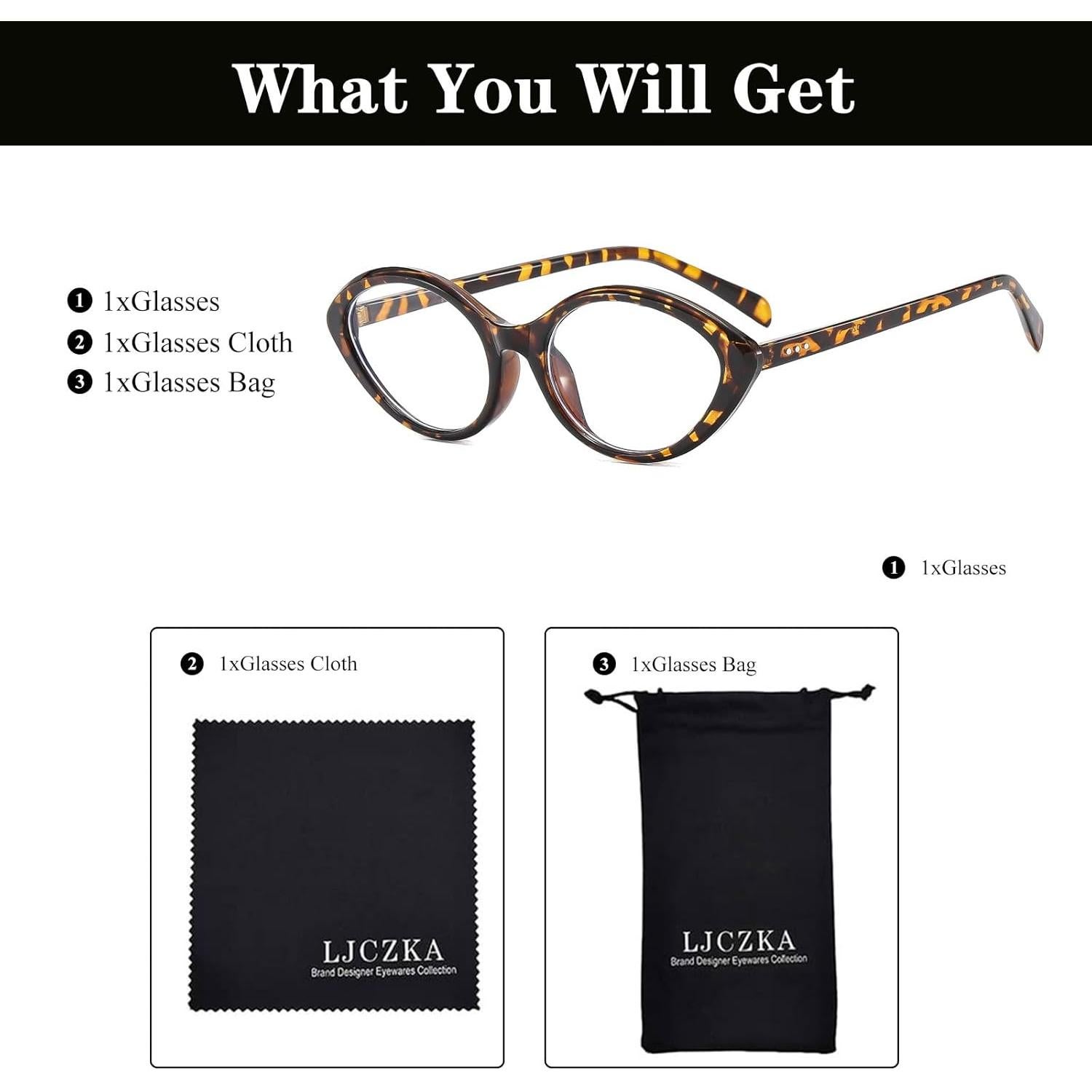 Gafas LJCZKA Ojo de Gato Bloqueadoras Luz Azul Mujeres