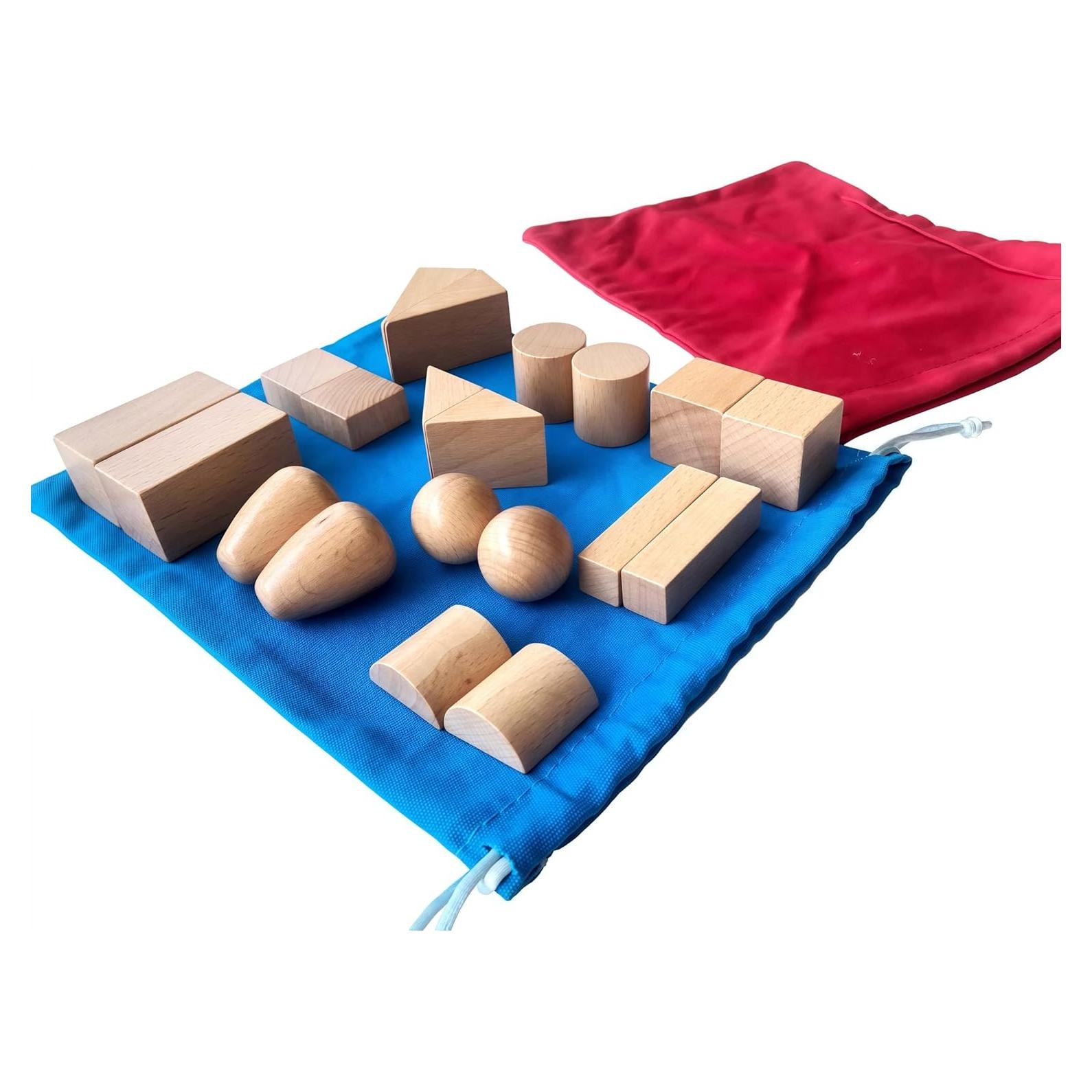 Juego de Bolsa Estereognóstica Montessori Penepico 20 cm