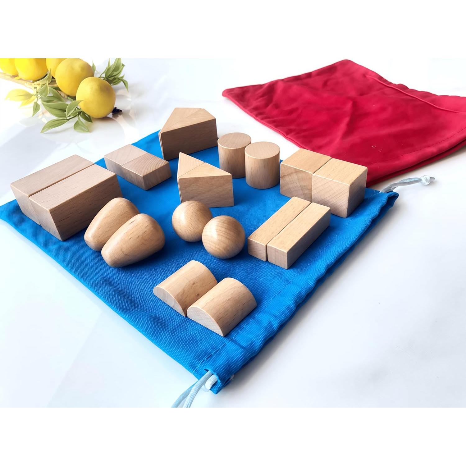 Juego de Bolsa Estereognóstica Montessori Penepico 20 cm