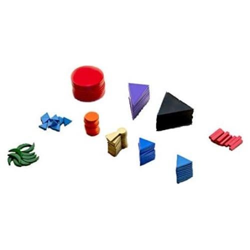 Símbolos Gramaticales de Madera Montessori - 10 Juegos Básicos