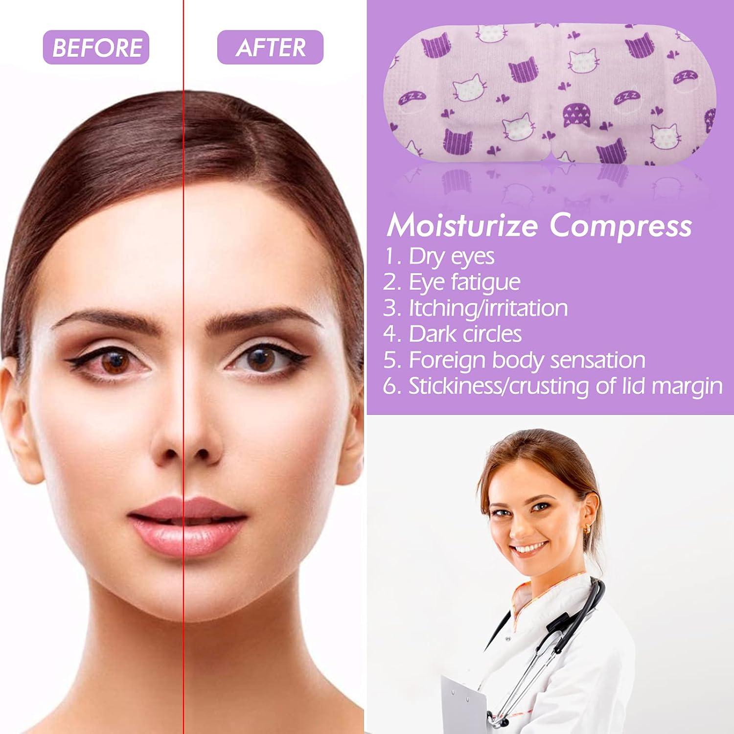 Mascarilla de Ojos de Vapor Jekeno 16 Paquetes Lavanda