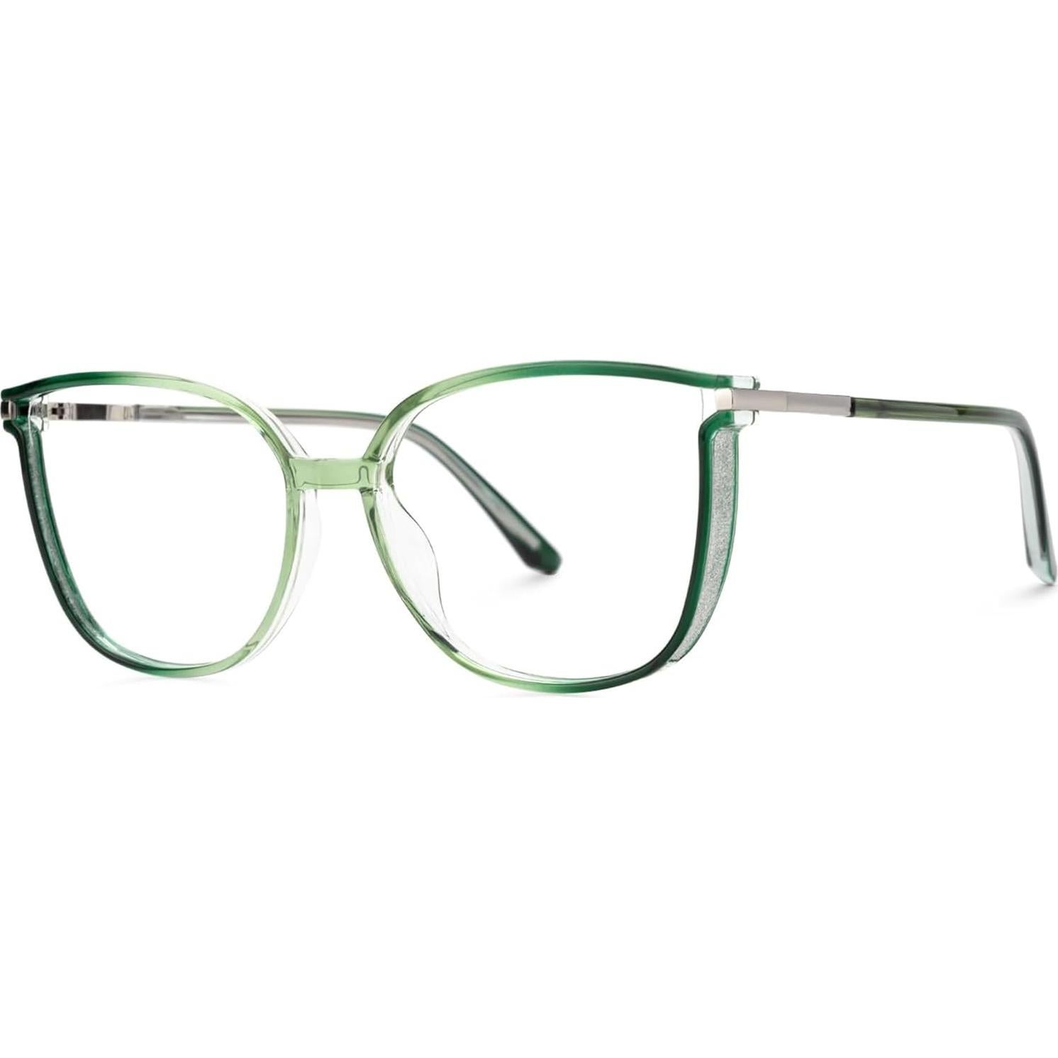 Gafas bloqueadoras luz azul Zeelool TR90 ojo de gato verde