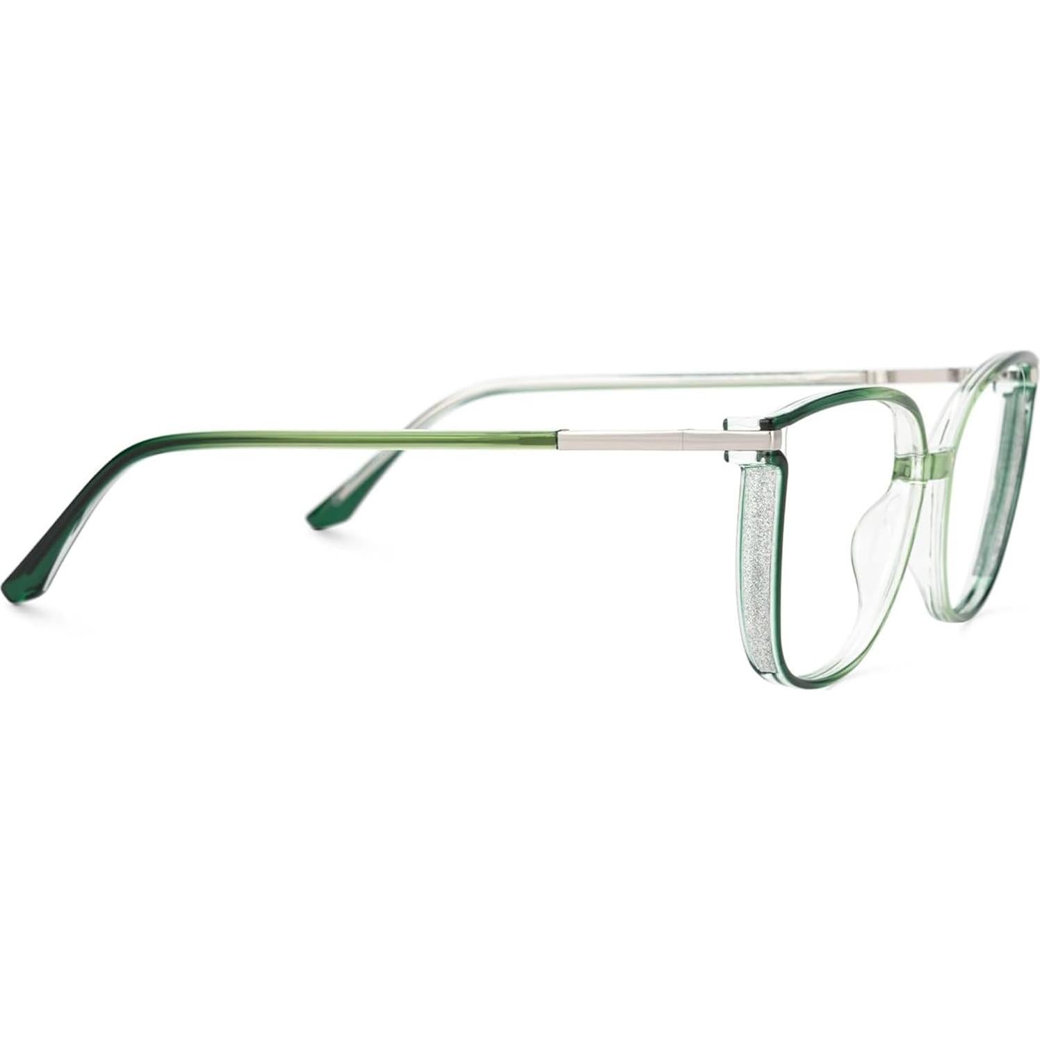 Gafas bloqueadoras luz azul Zeelool TR90 ojo de gato verde