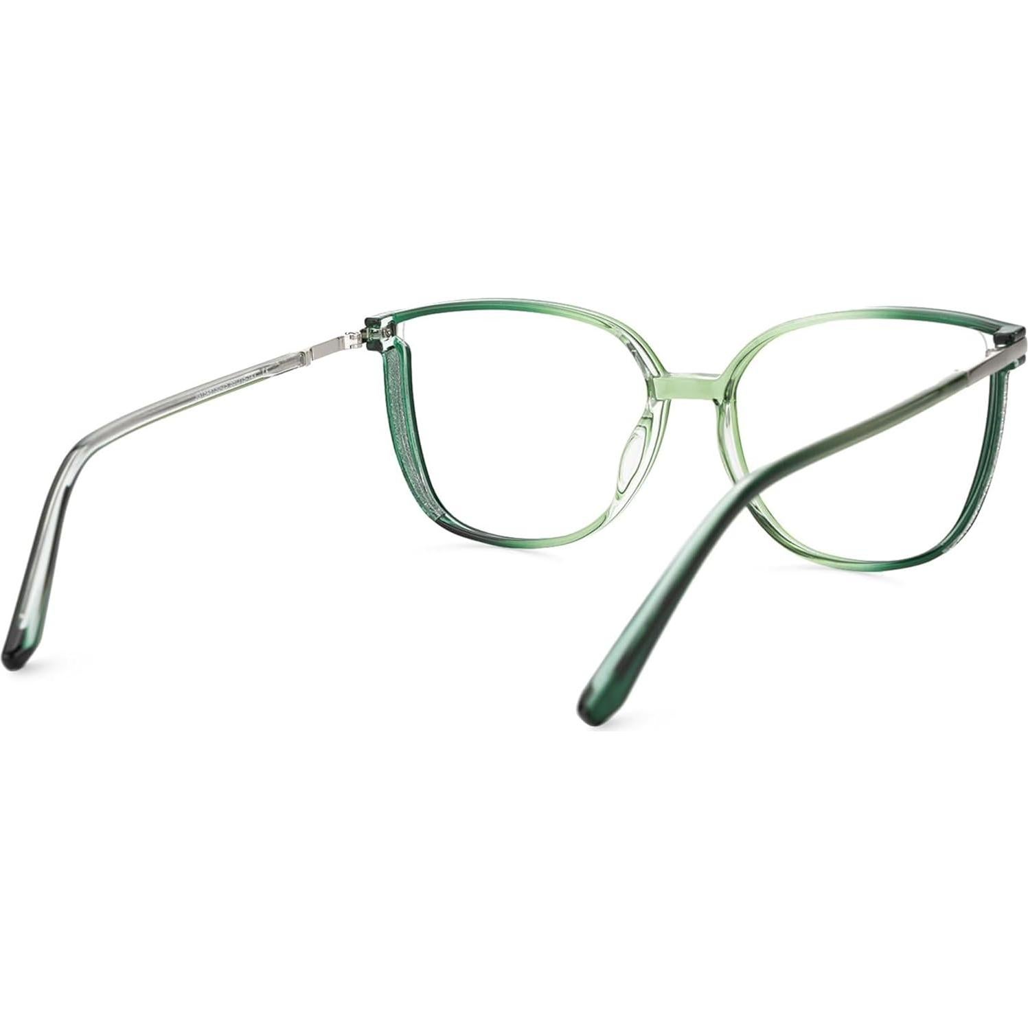 Gafas bloqueadoras luz azul Zeelool TR90 ojo de gato verde