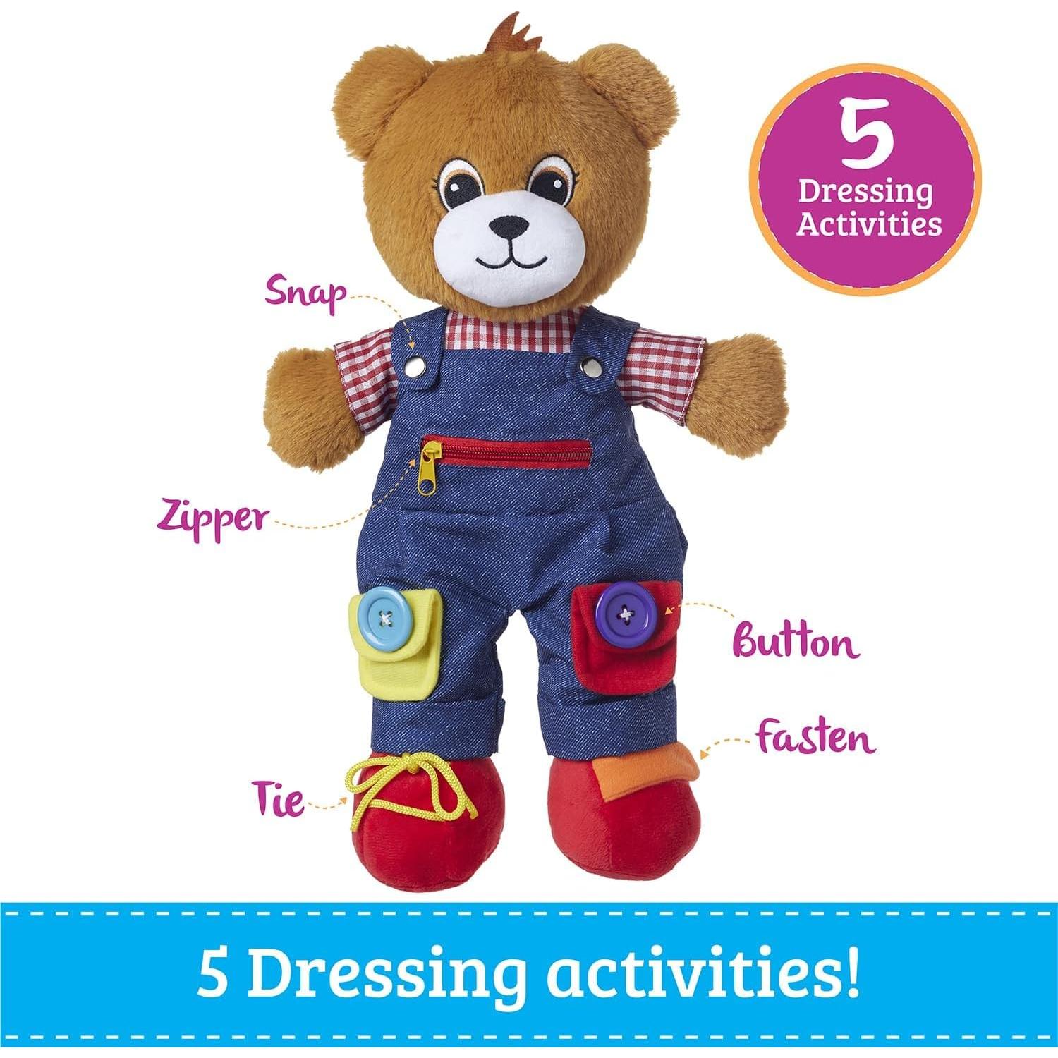 Oso Educativo de Peluche 42.94 cm - Juguete de Aprendizaje