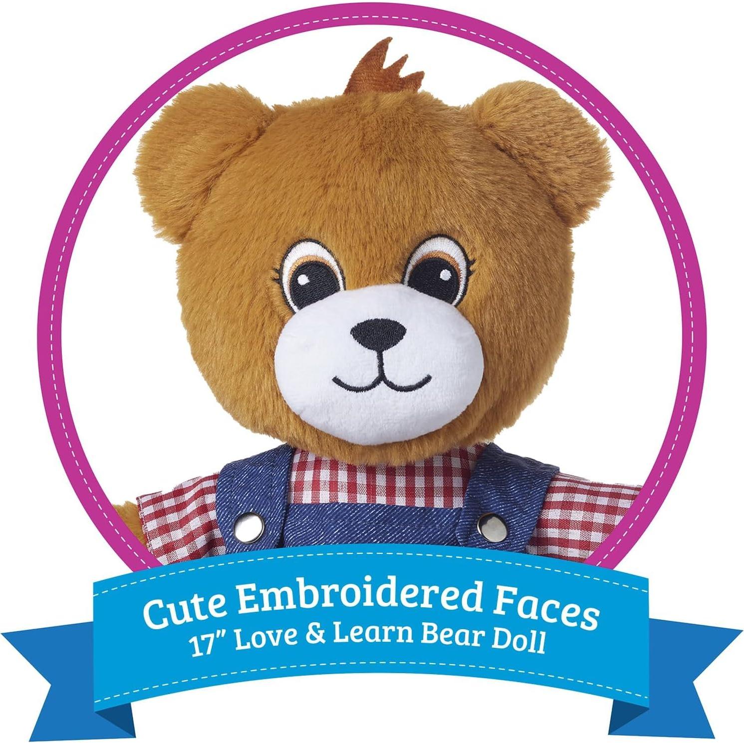 Oso Educativo de Peluche 42.94 cm - Juguete de Aprendizaje