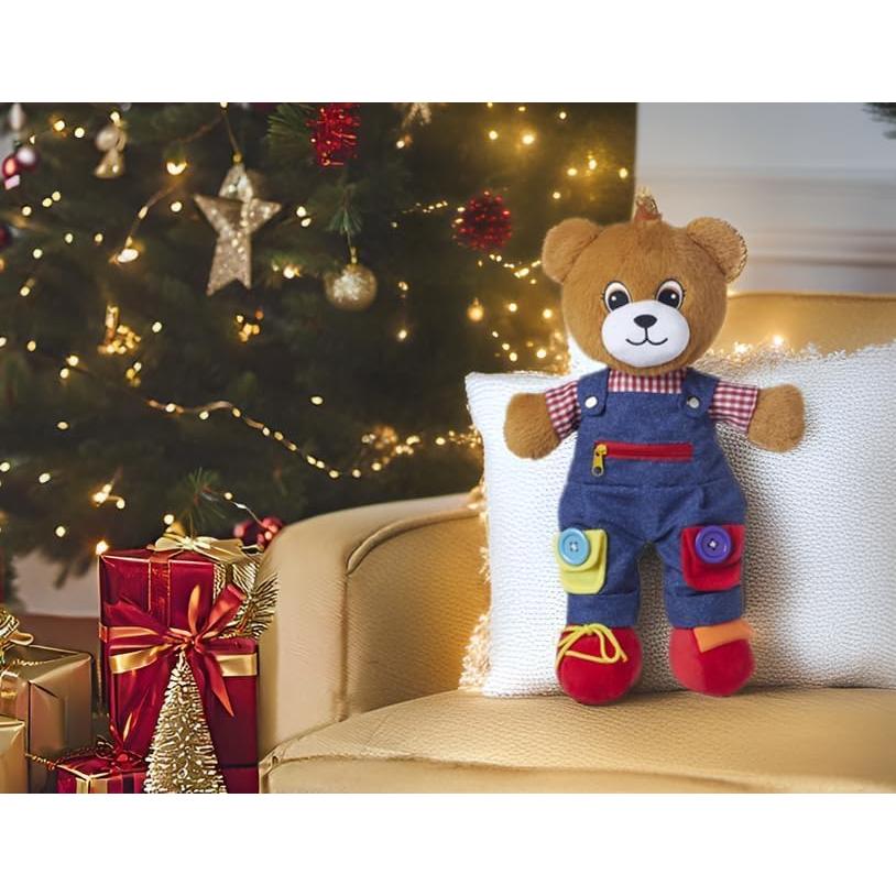Oso Educativo de Peluche 42.94 cm - Juguete de Aprendizaje