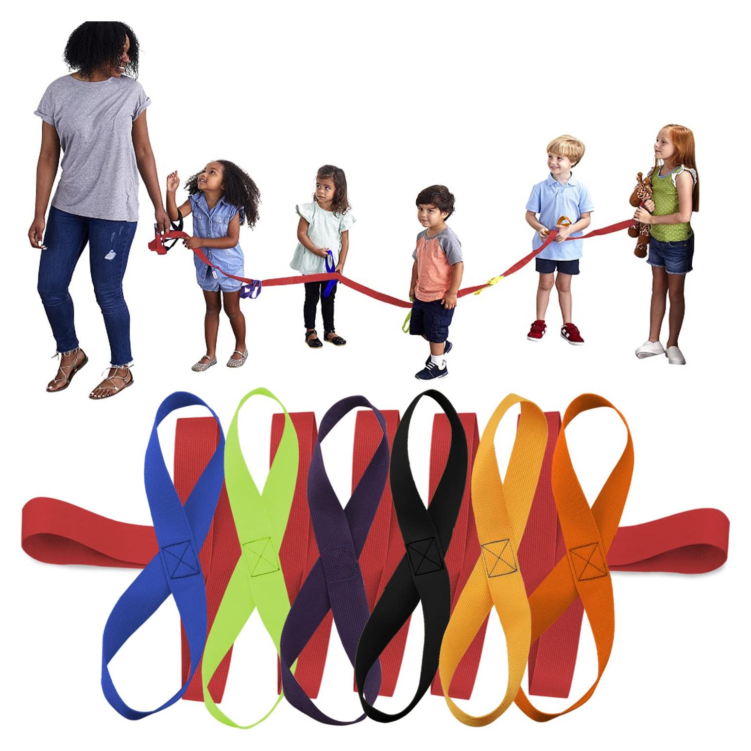 Cuerda de Caminata para Niños Coobbar 3.7m 12 Niños 2 Maestros