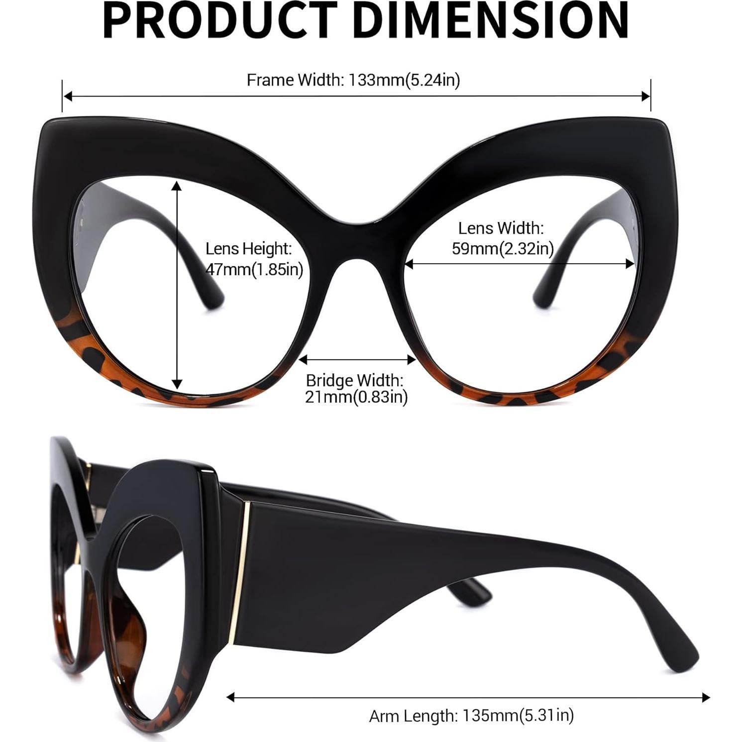 Gafas Cat Eye VOOGLAM VFP0183 Bloqueo Luz Azul Mujeres