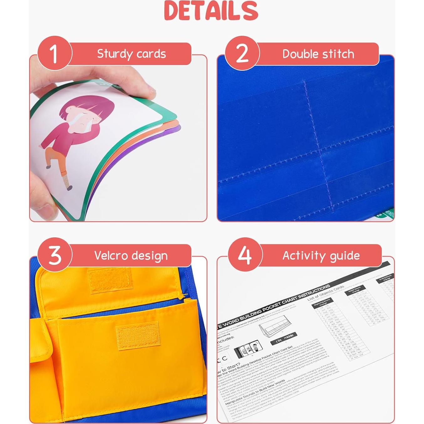 Gamenote Kit de Tarjetas Flash CVC para Jardín de Infancia